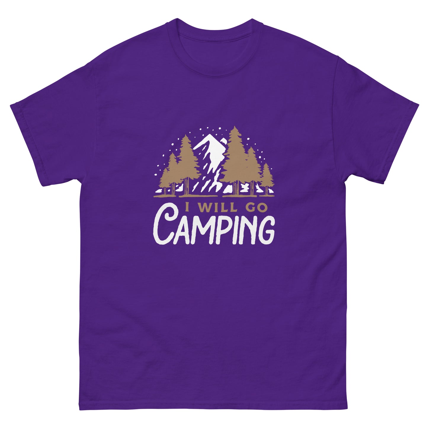 I will go camping Unisex classic tee