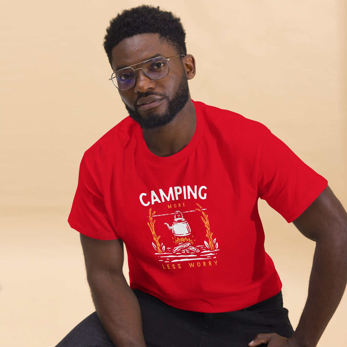 Camping more less worry  Unisex classic tee