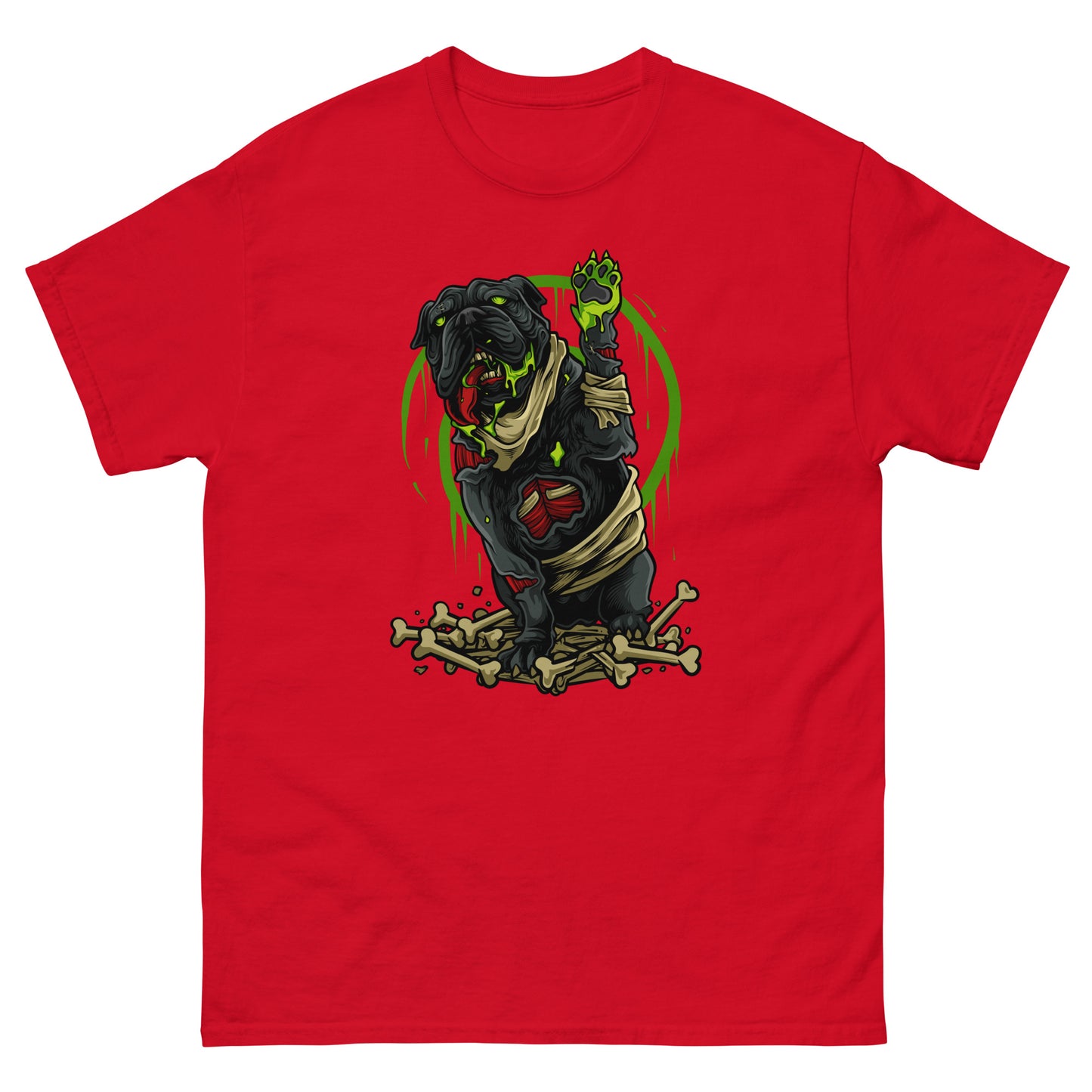 Pug in bones Unisex classic tee