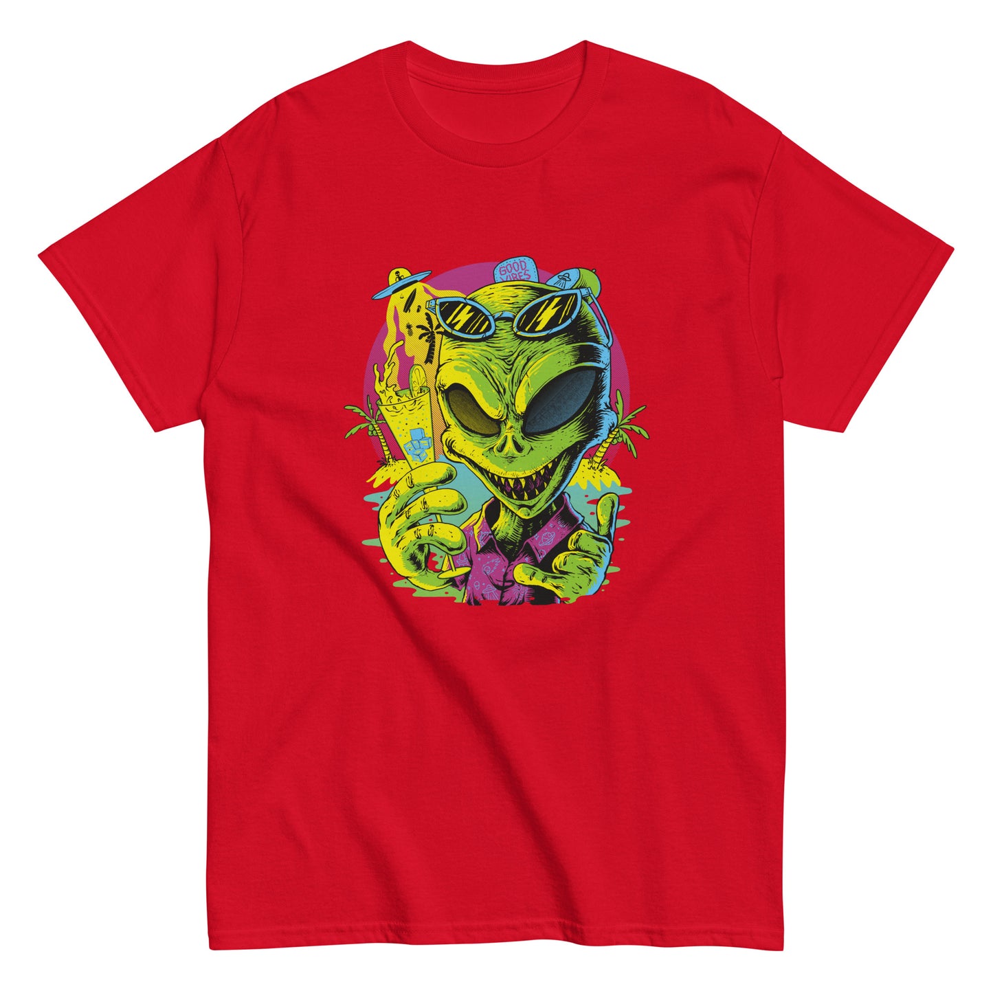 Good vibes Alien Unisex classic tee