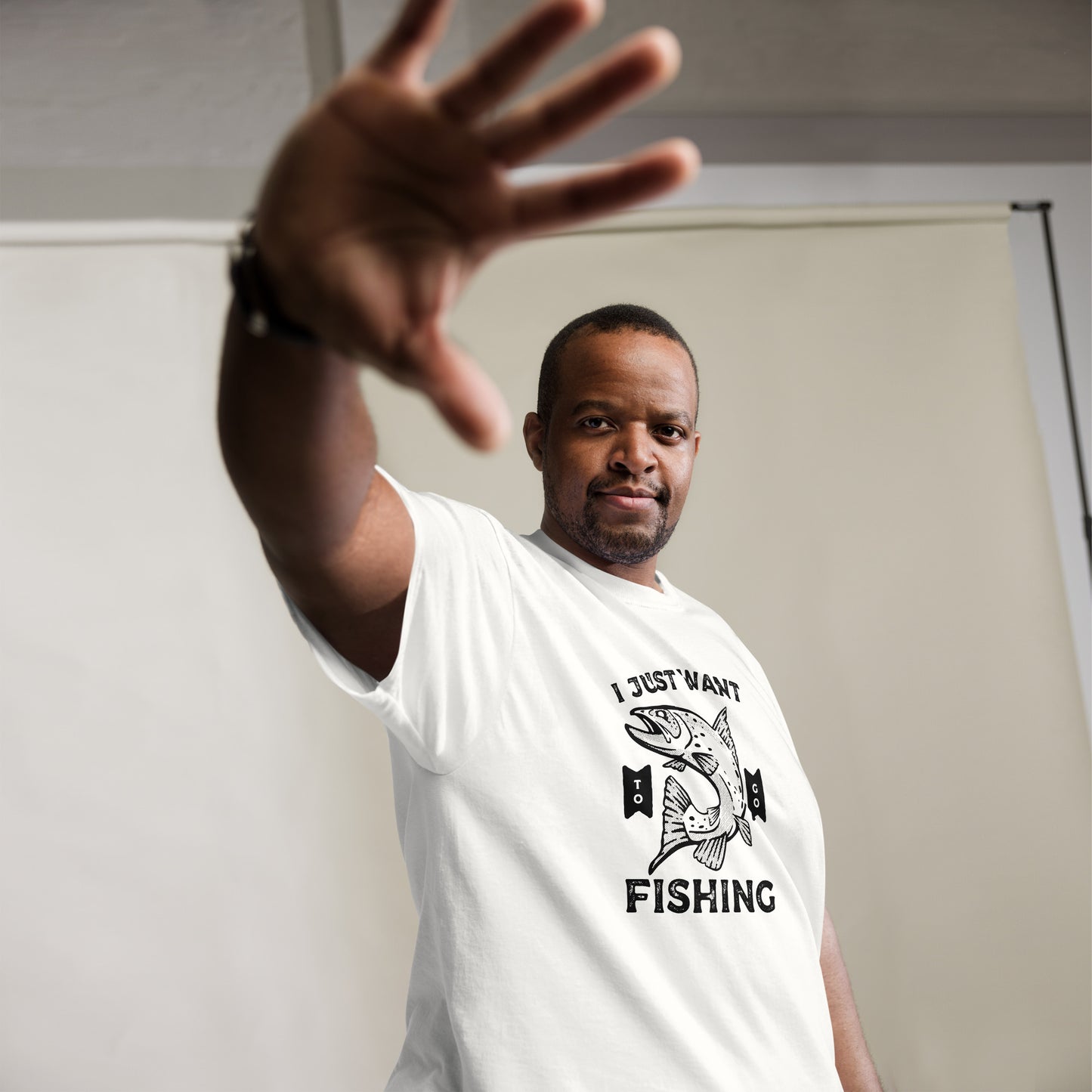 I just want to go fishing Unisex classic tee
