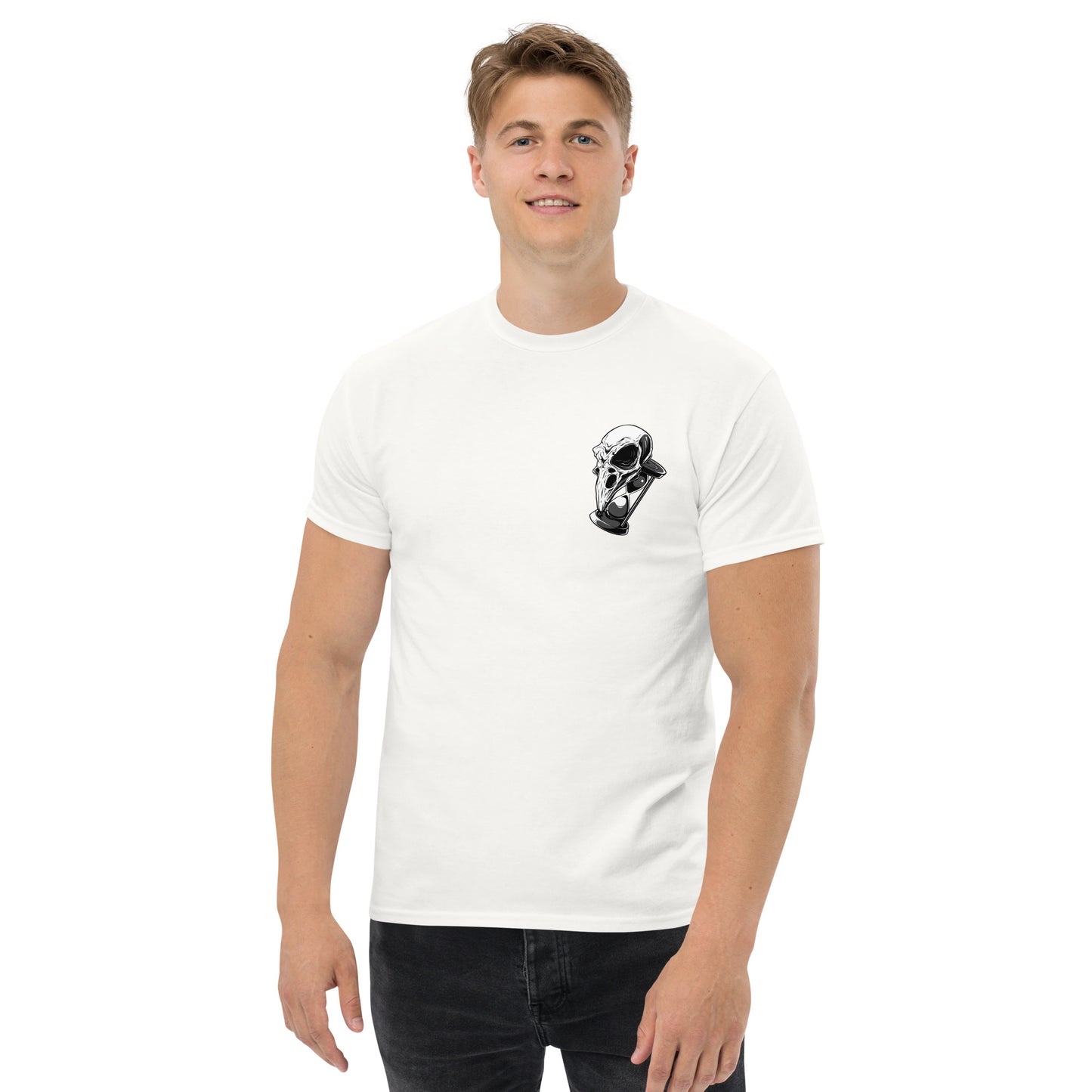 Skull sand clock Unisex classic tee