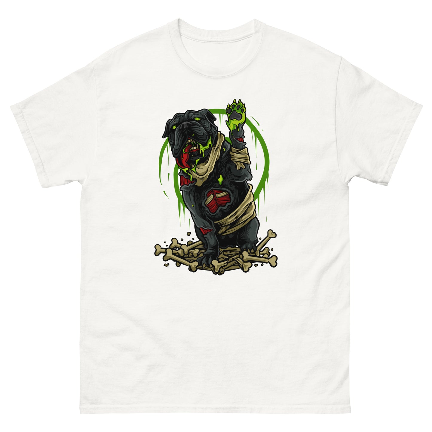 Pug in bones Unisex classic tee