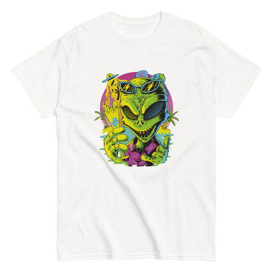 Good vibes Alien Unisex classic tee