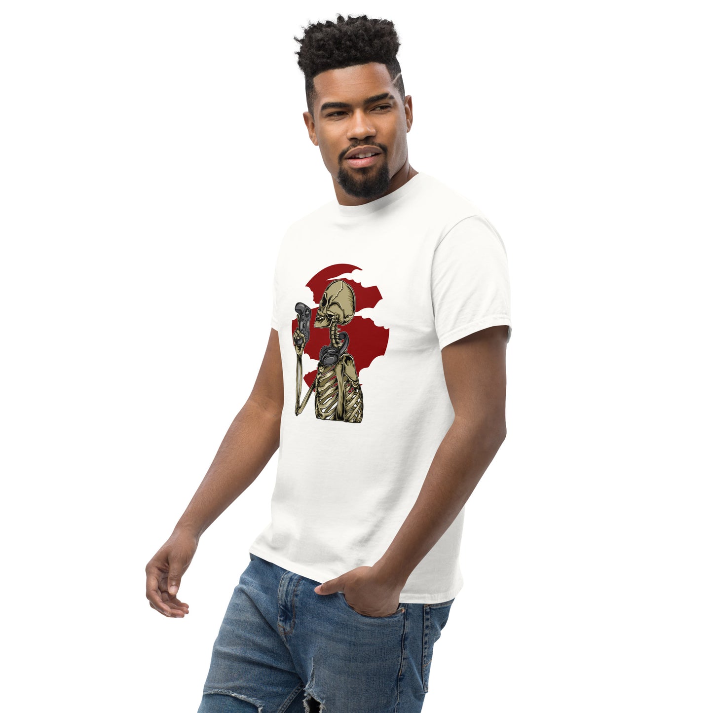 Skeleton Gamer Unisex classic tee