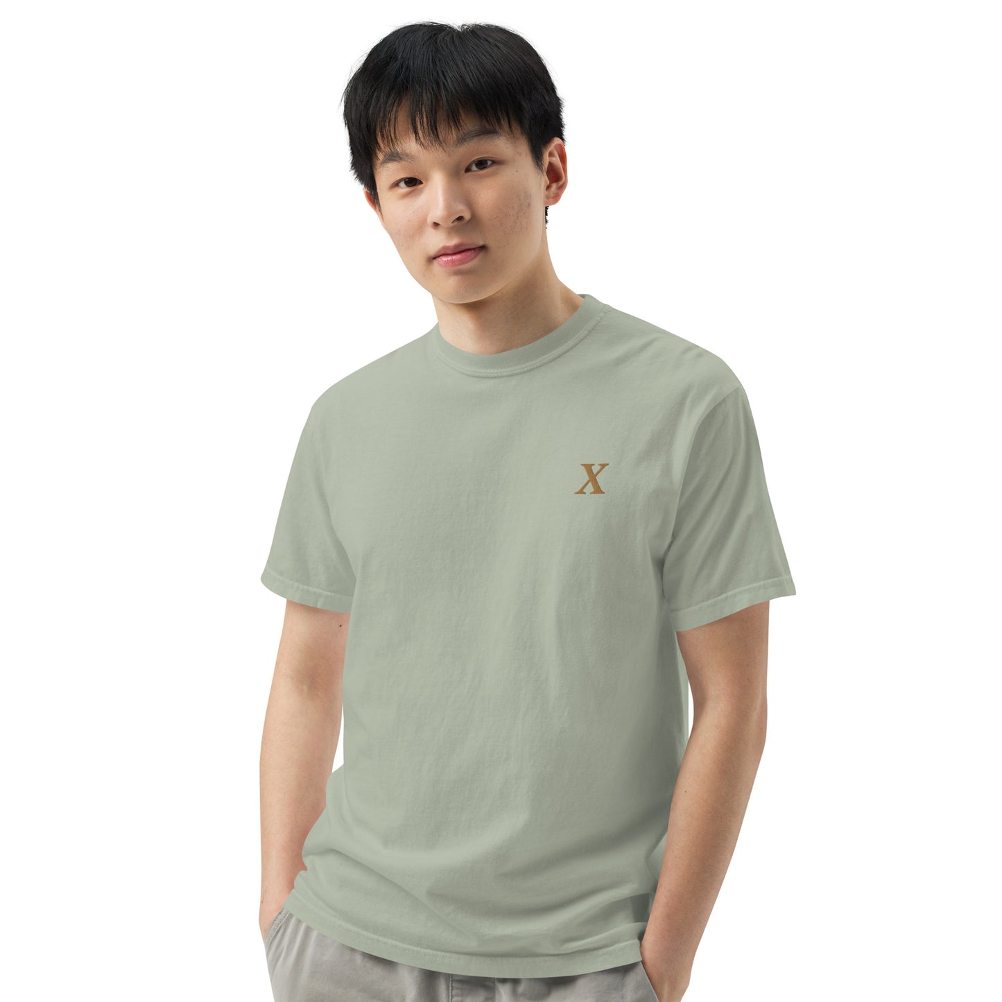 X Gold Unisex garment-dyed heavyweight t-shirt