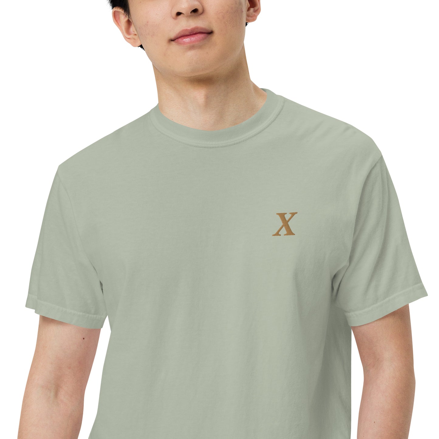 X Gold Unisex garment-dyed heavyweight t-shirt