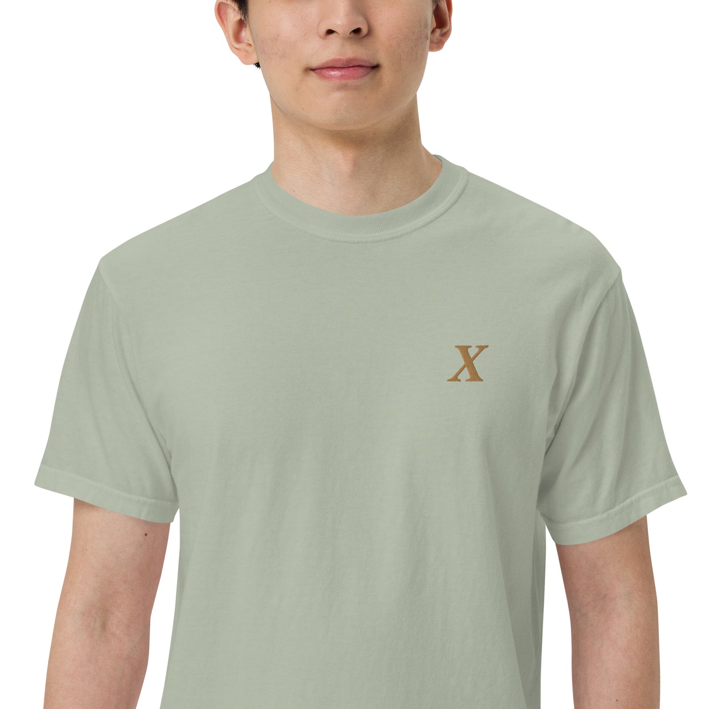 X Gold Unisex garment-dyed heavyweight t-shirt