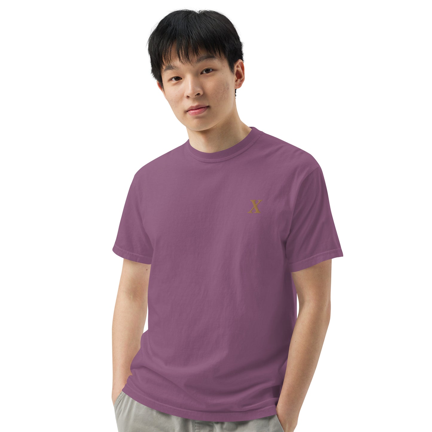 X Gold Unisex garment-dyed heavyweight t-shirt