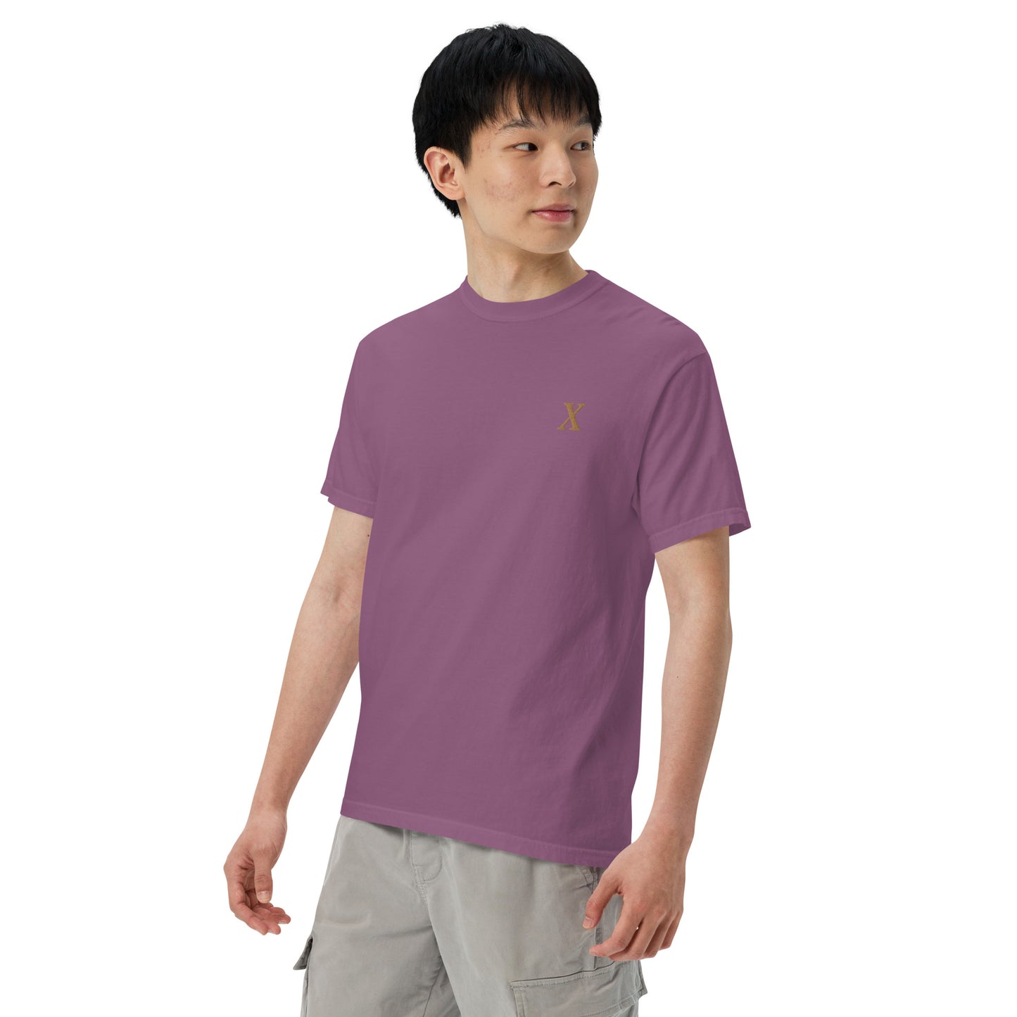 X Gold Unisex garment-dyed heavyweight t-shirt