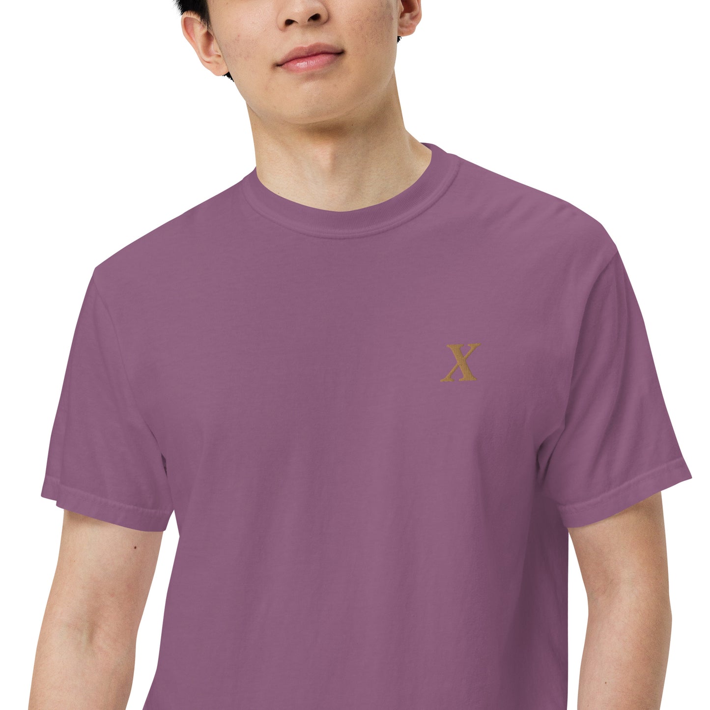 X Gold Unisex garment-dyed heavyweight t-shirt