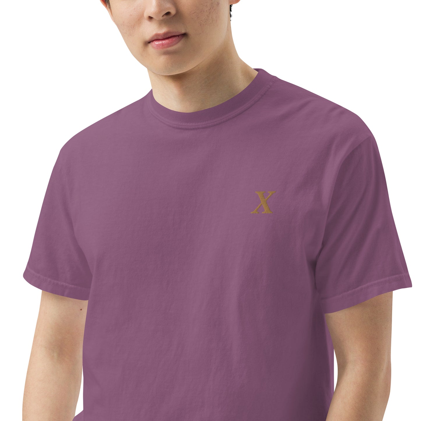X Gold Unisex garment-dyed heavyweight t-shirt