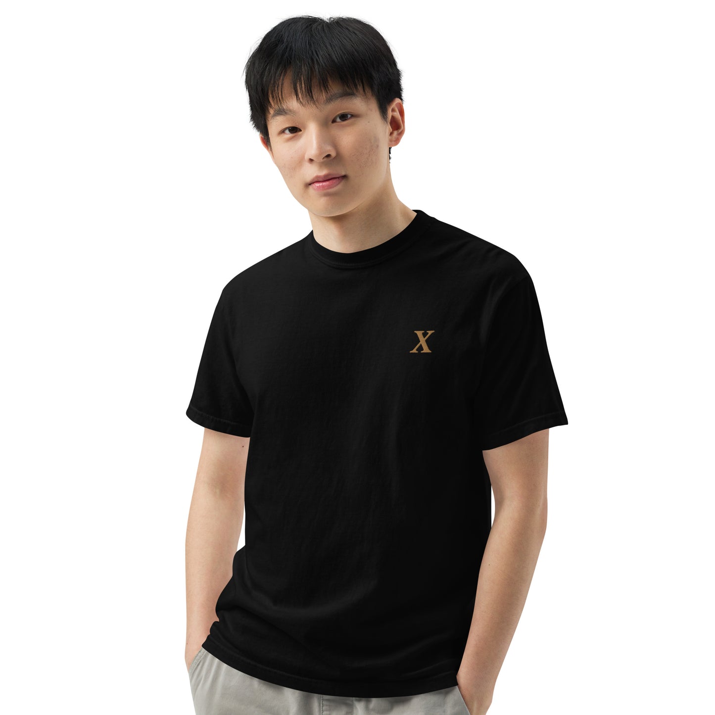 X Gold Unisex garment-dyed heavyweight t-shirt