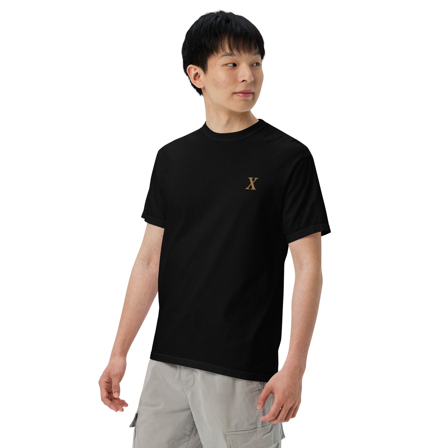 X Gold Unisex garment-dyed heavyweight t-shirt