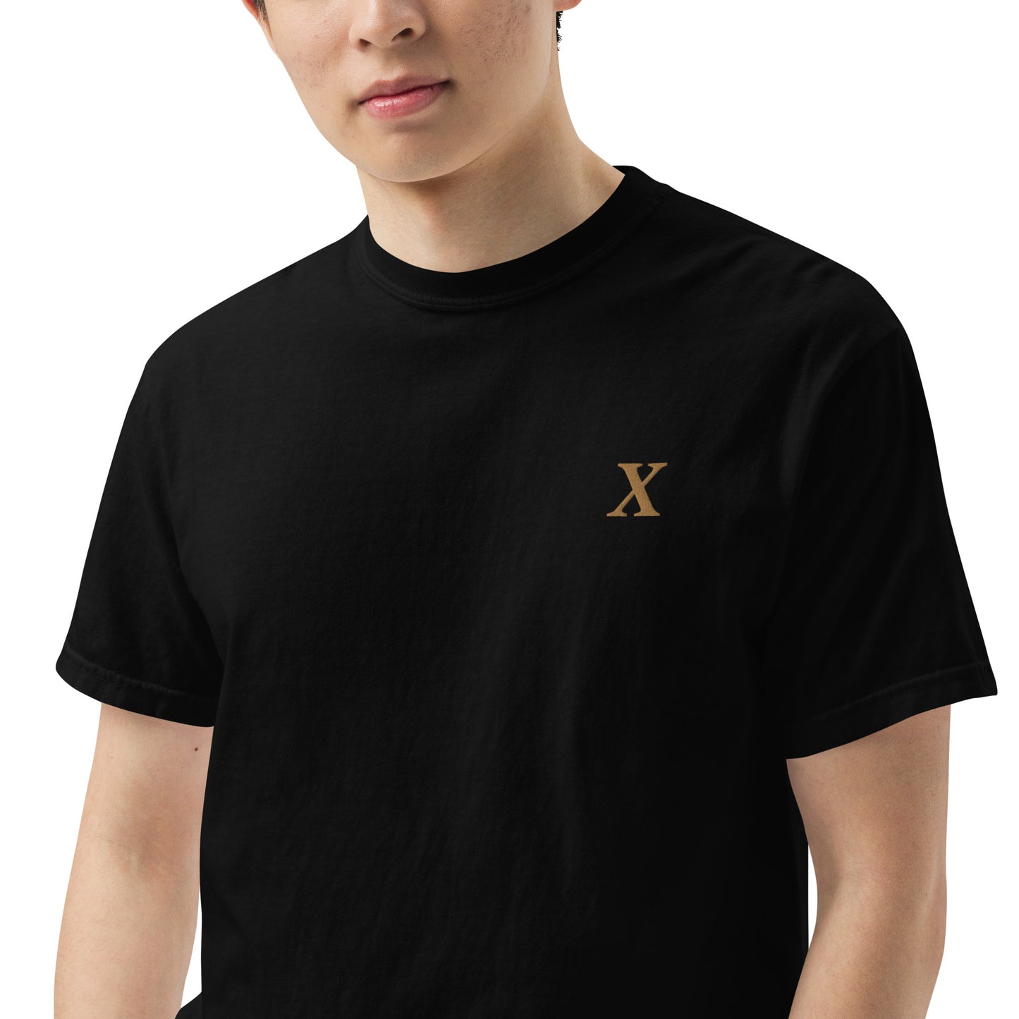 X Gold Unisex garment-dyed heavyweight t-shirt