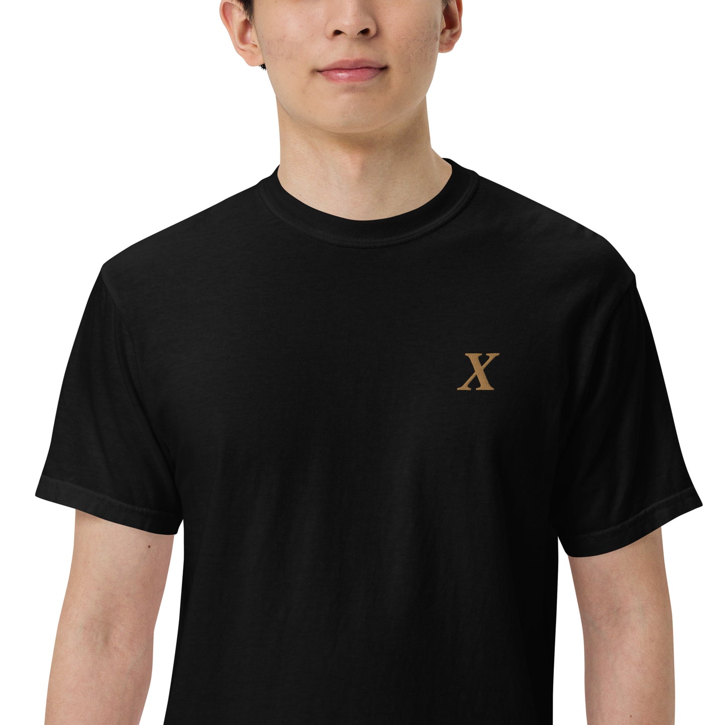 X Gold Unisex garment-dyed heavyweight t-shirt