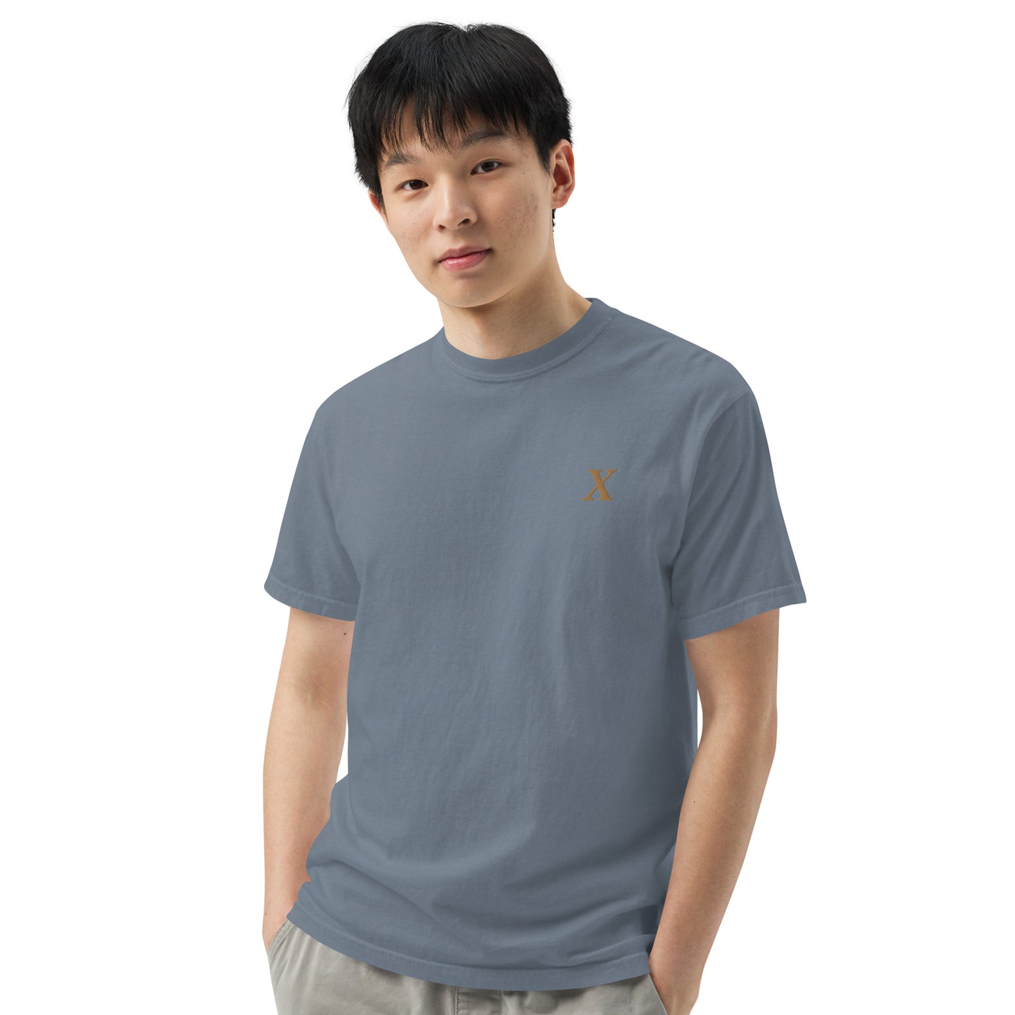 X Gold Unisex garment-dyed heavyweight t-shirt