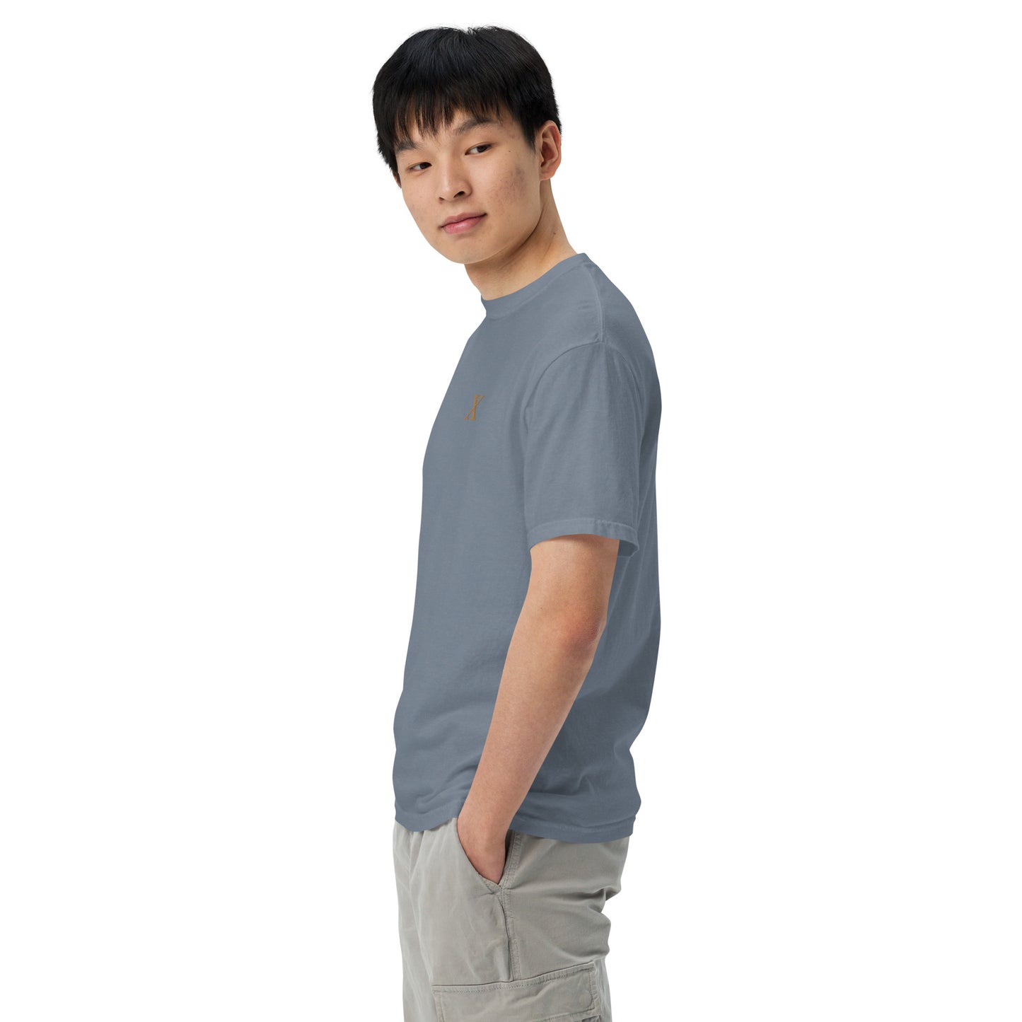 X Gold Unisex garment-dyed heavyweight t-shirt