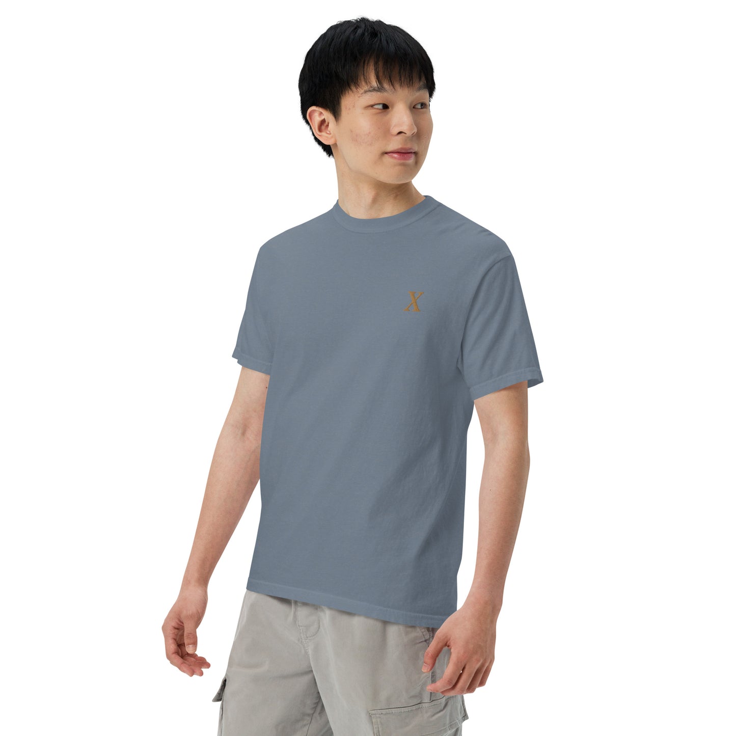 X Gold Unisex garment-dyed heavyweight t-shirt