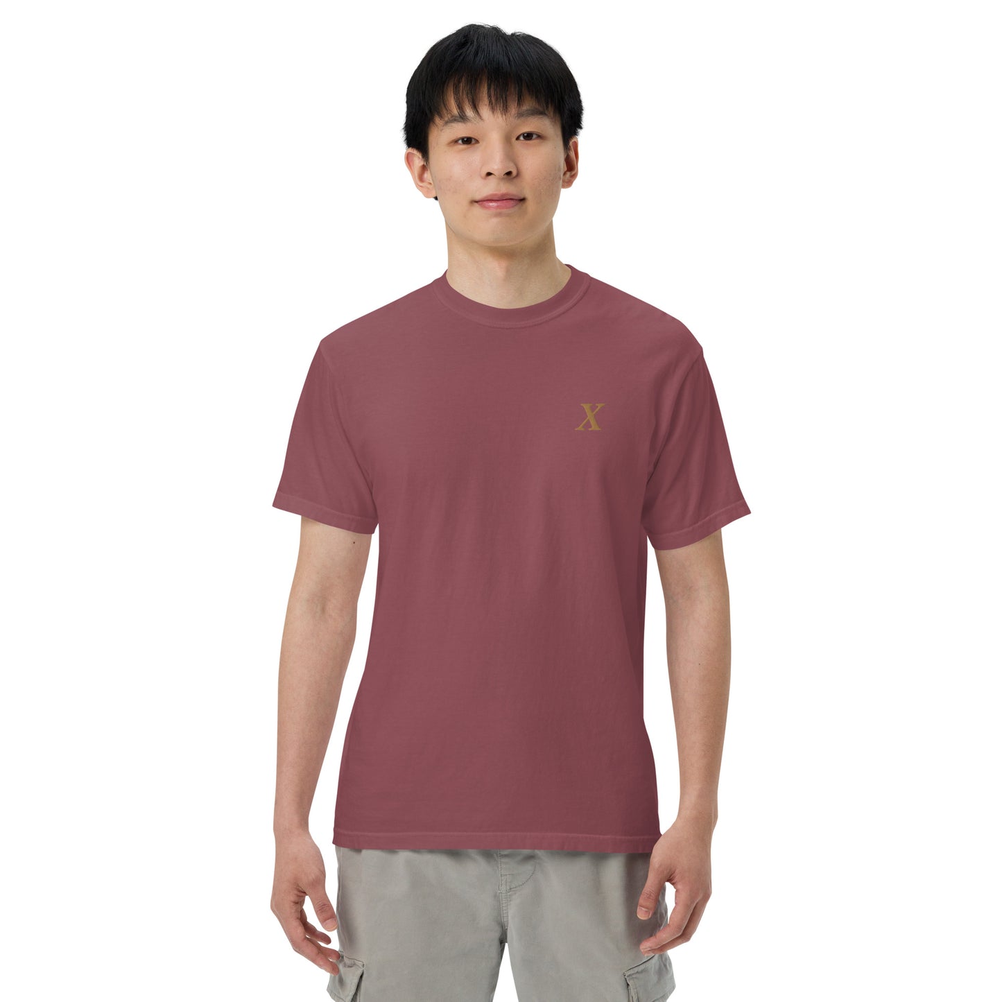 X Gold Unisex garment-dyed heavyweight t-shirt
