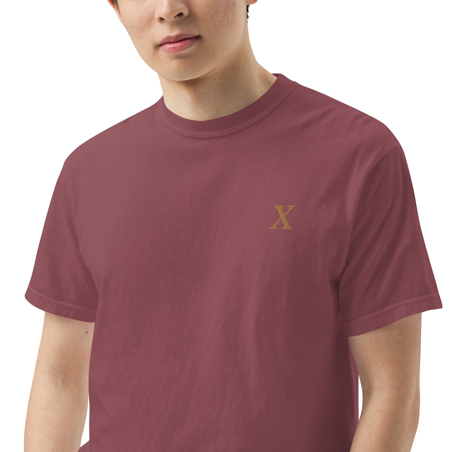 X Gold Unisex garment-dyed heavyweight t-shirt