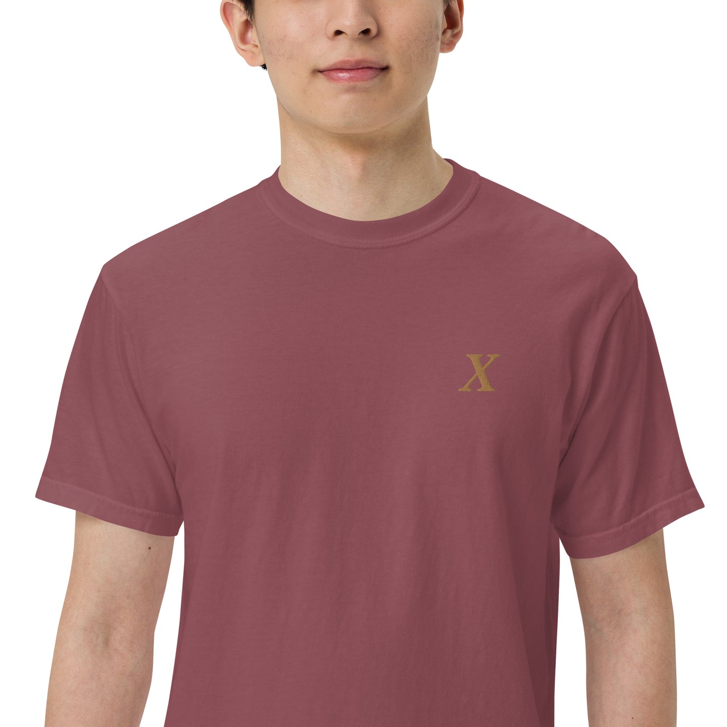 X Gold Unisex garment-dyed heavyweight t-shirt