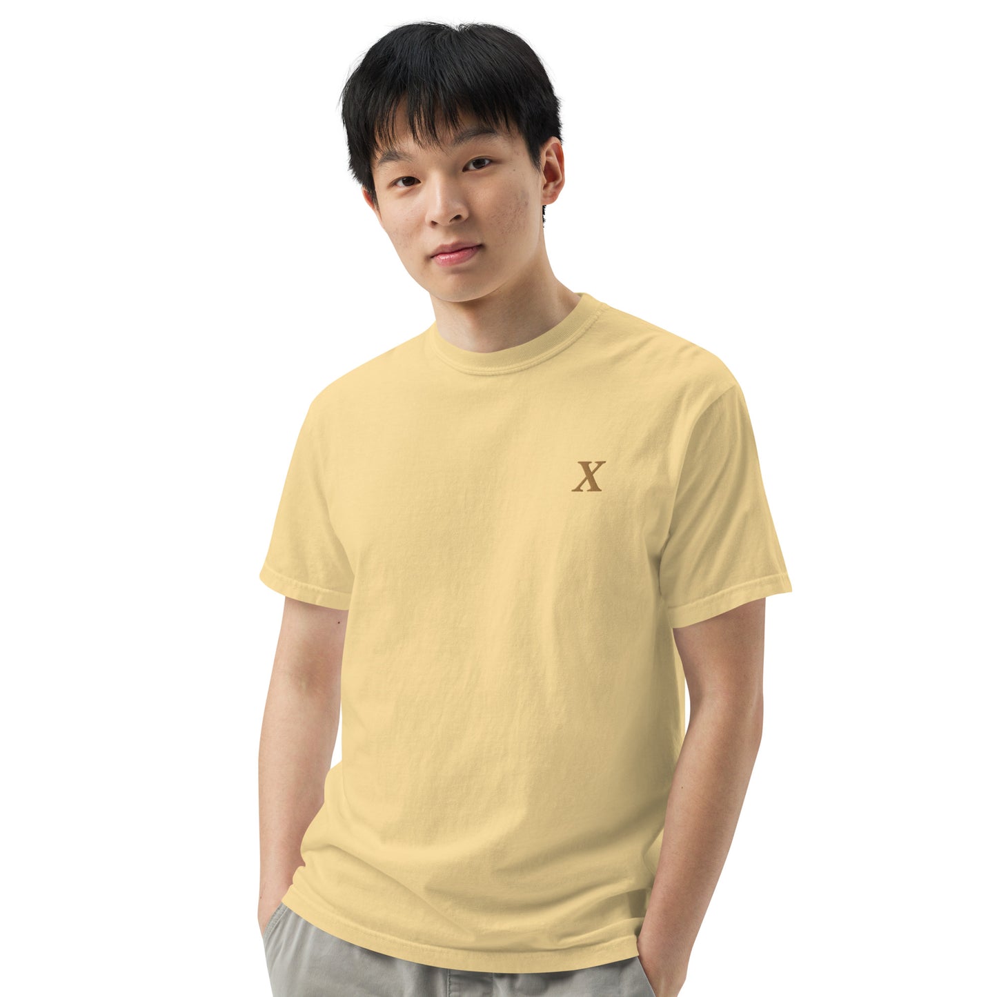 X Gold Unisex garment-dyed heavyweight t-shirt