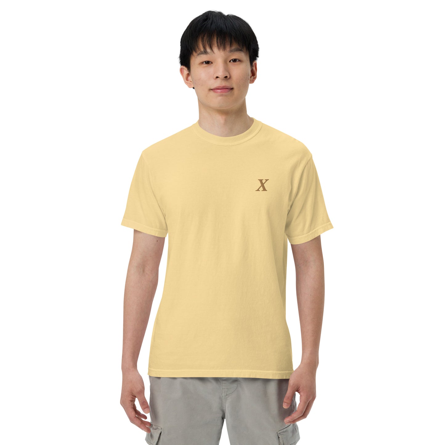 X Gold Unisex garment-dyed heavyweight t-shirt