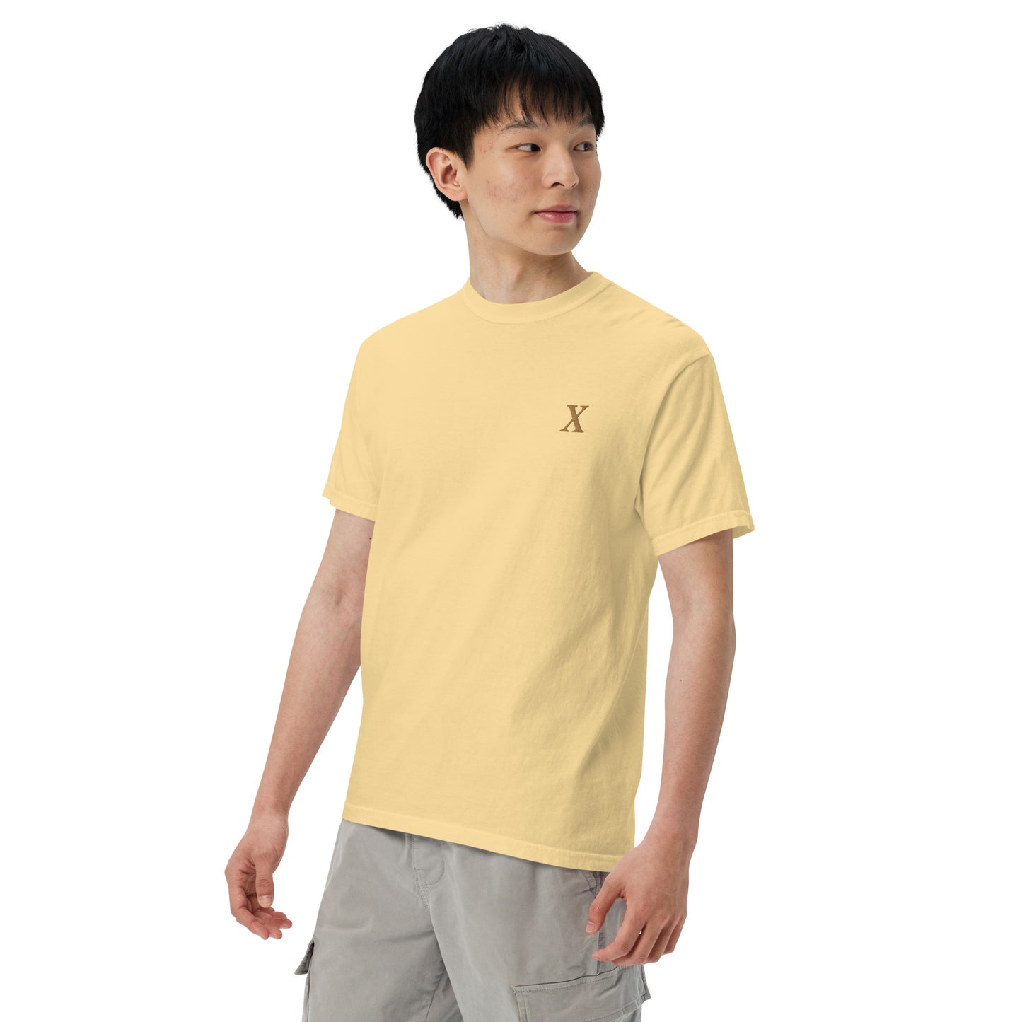 X Gold Unisex garment-dyed heavyweight t-shirt