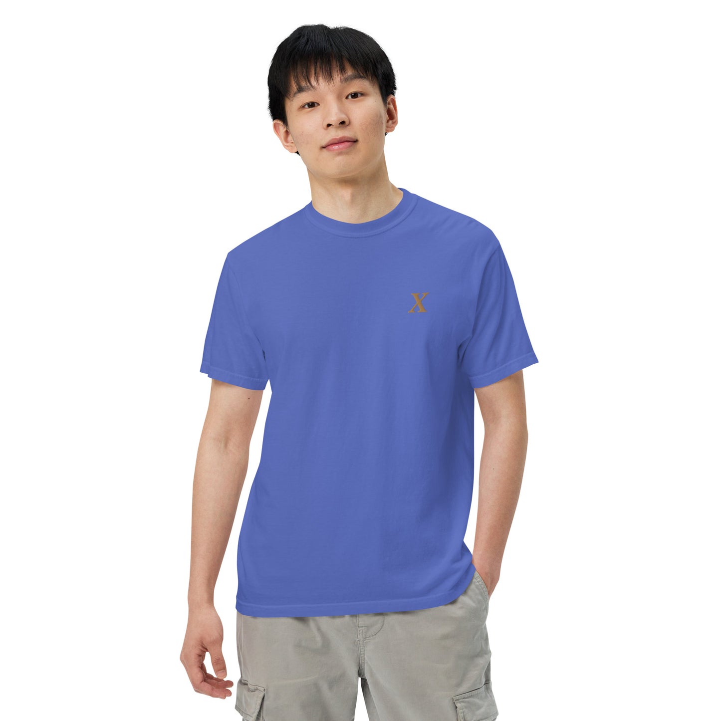 X Gold Unisex garment-dyed heavyweight t-shirt