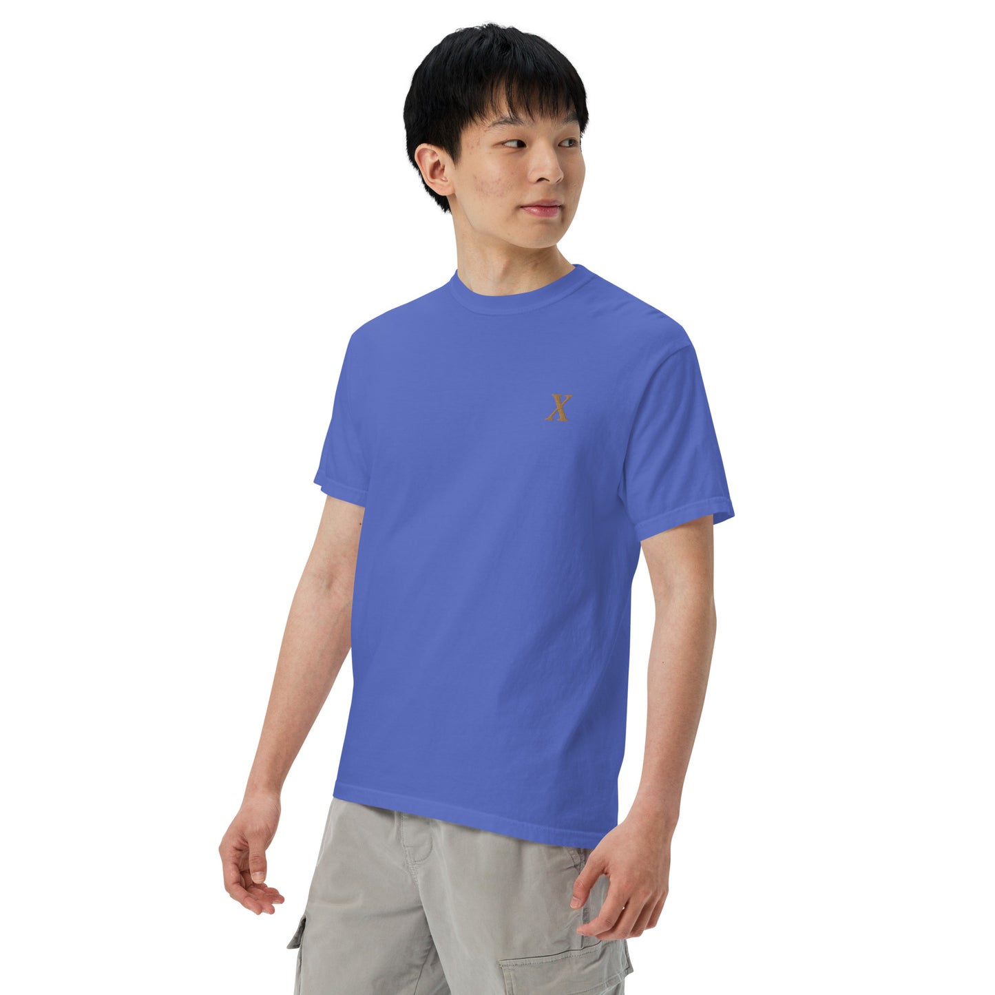 X Gold Unisex garment-dyed heavyweight t-shirt