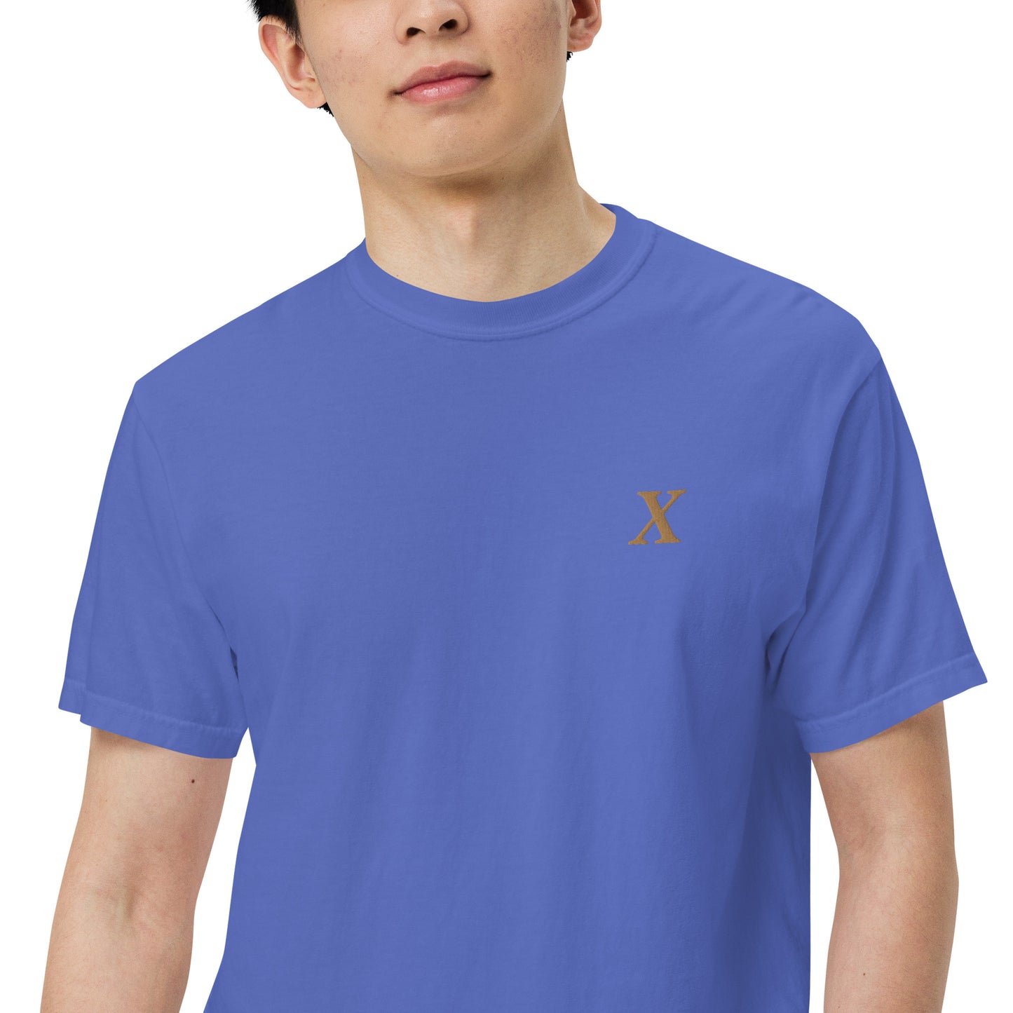 X Gold Unisex garment-dyed heavyweight t-shirt