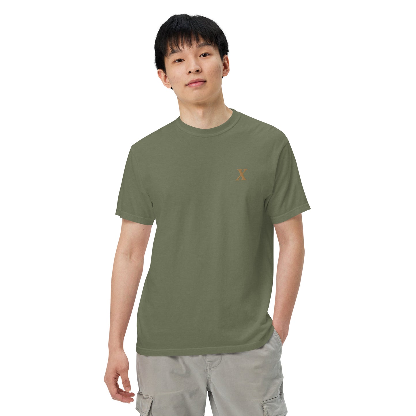 X Gold Unisex garment-dyed heavyweight t-shirt