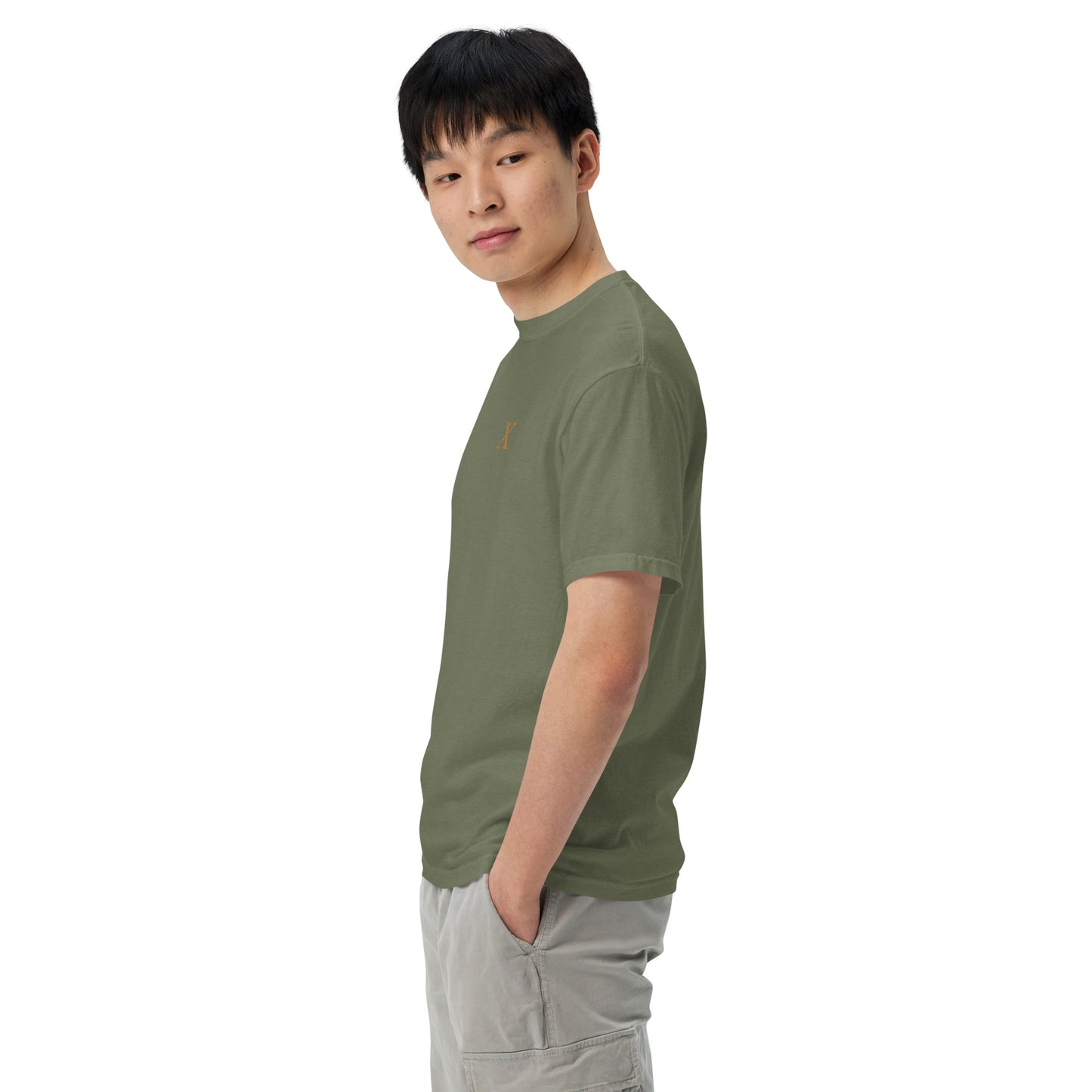 X Gold Unisex garment-dyed heavyweight t-shirt