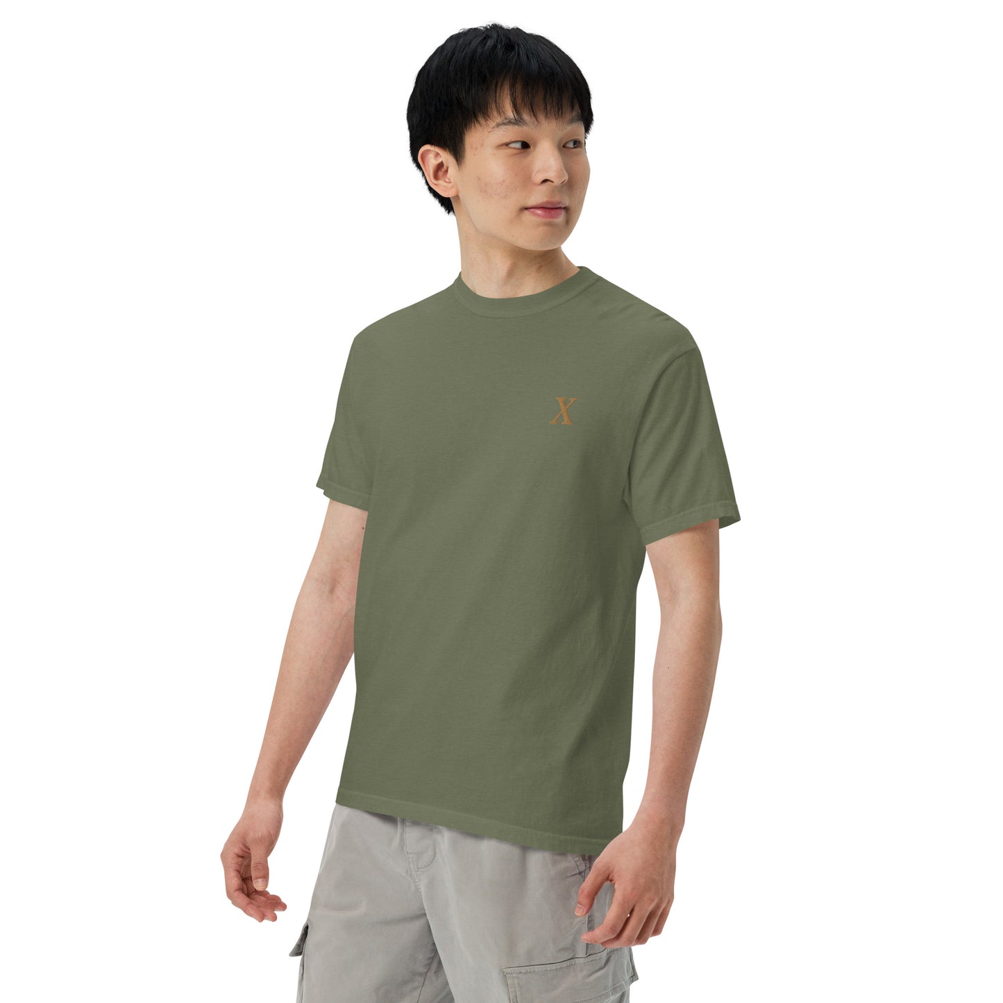 X Gold Unisex garment-dyed heavyweight t-shirt