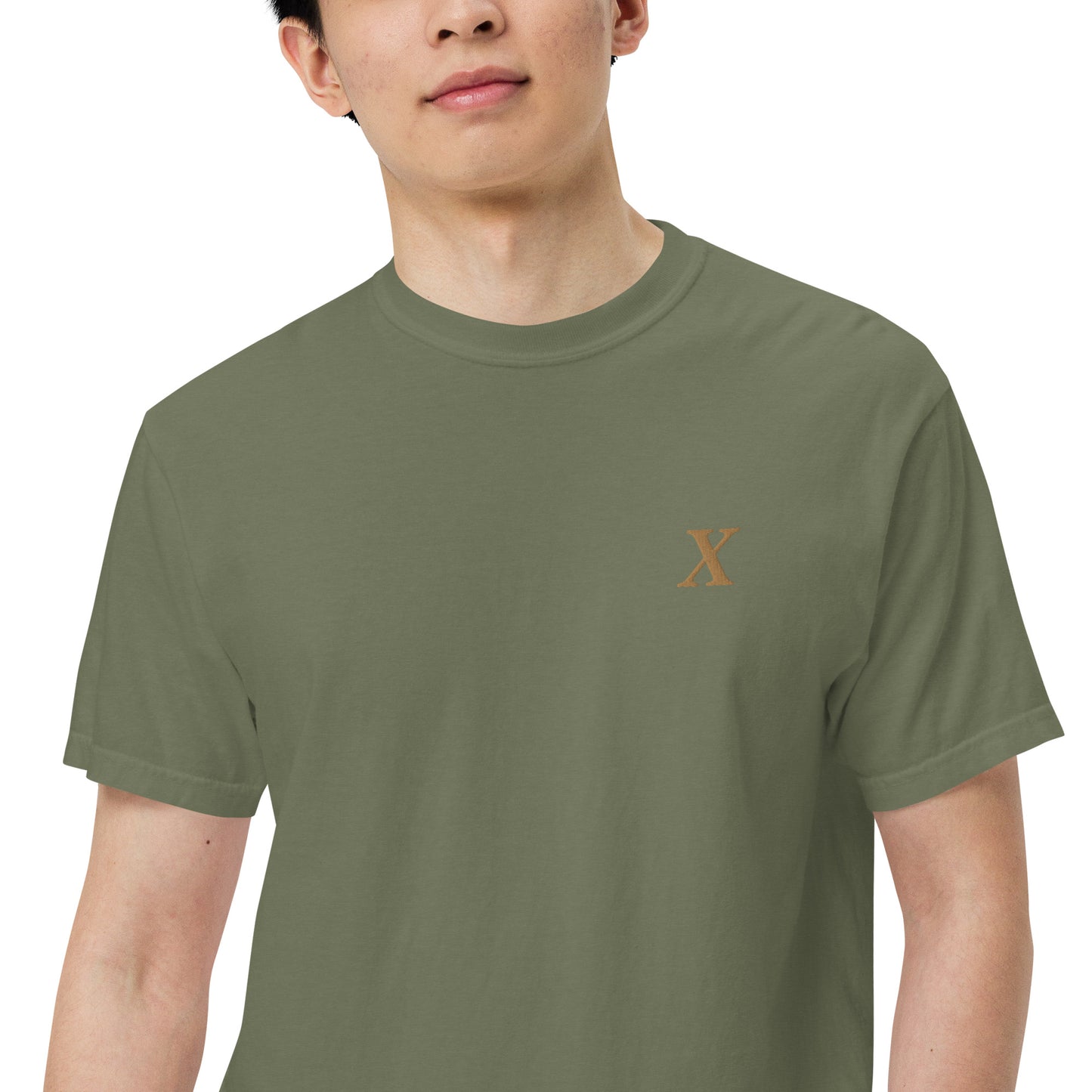 X Gold Unisex garment-dyed heavyweight t-shirt
