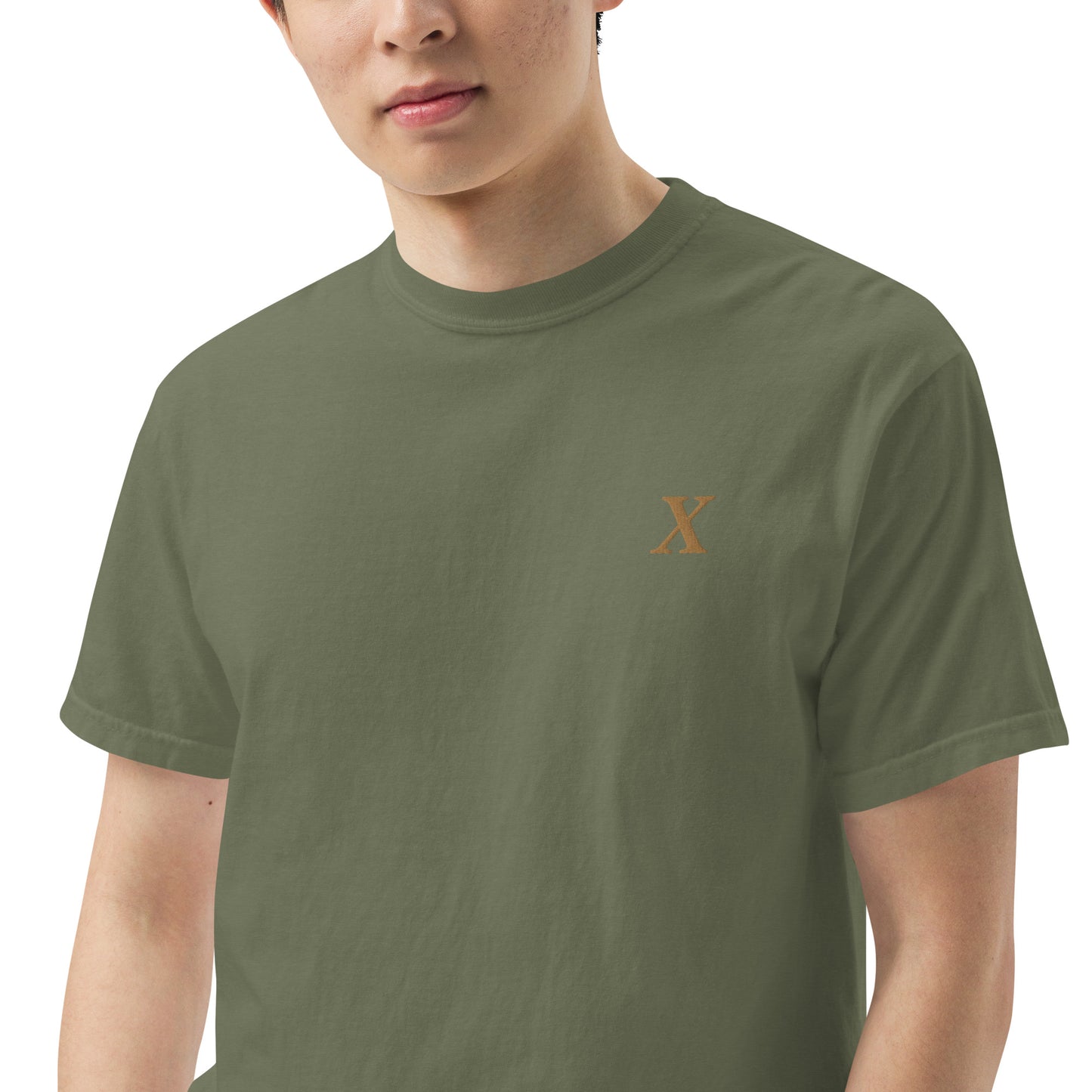 X Gold Unisex garment-dyed heavyweight t-shirt
