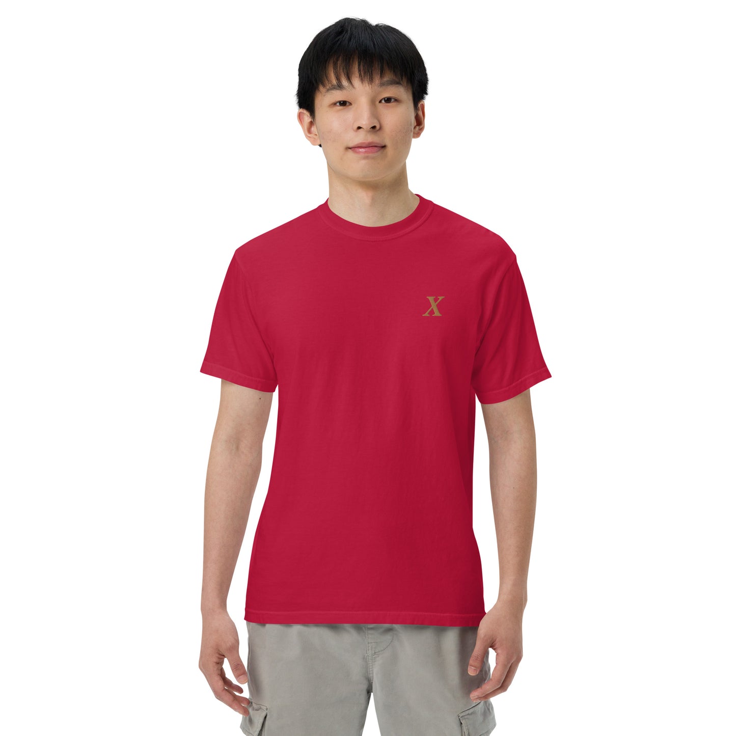 X Gold Unisex garment-dyed heavyweight t-shirt