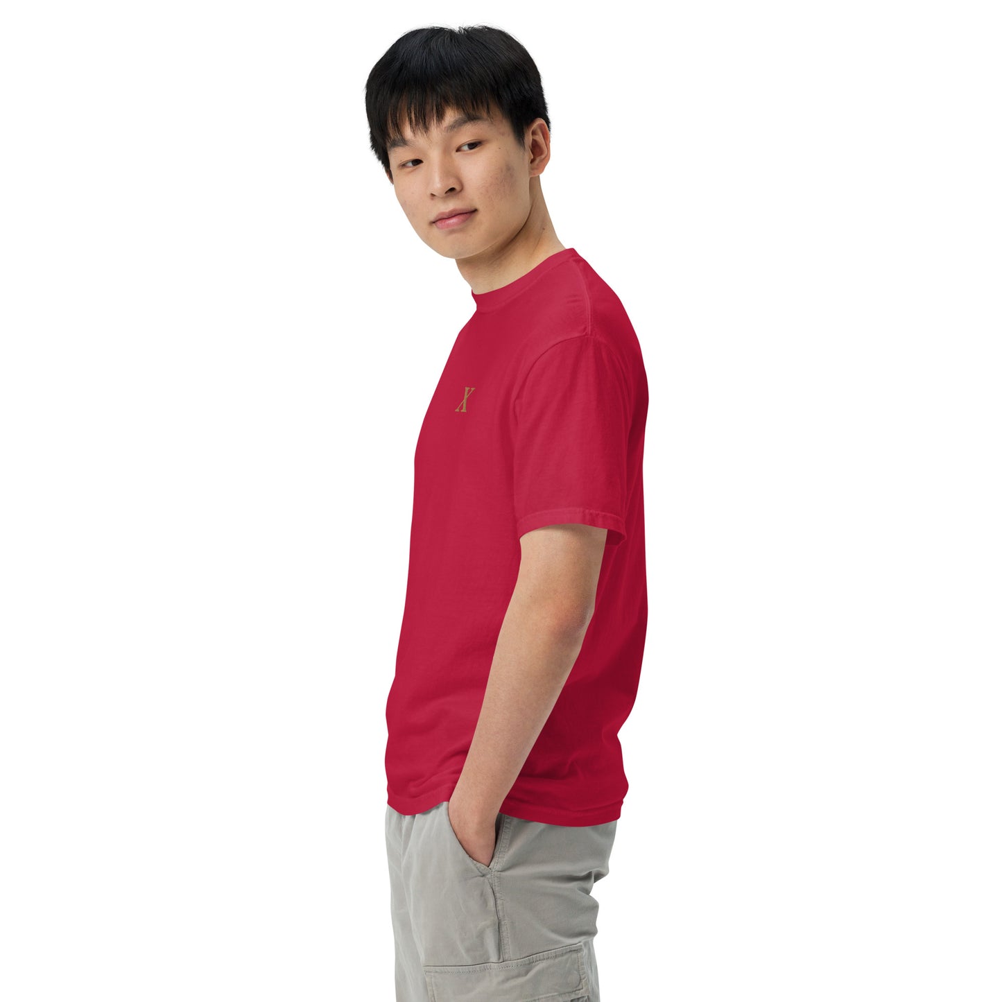 X Gold Unisex garment-dyed heavyweight t-shirt