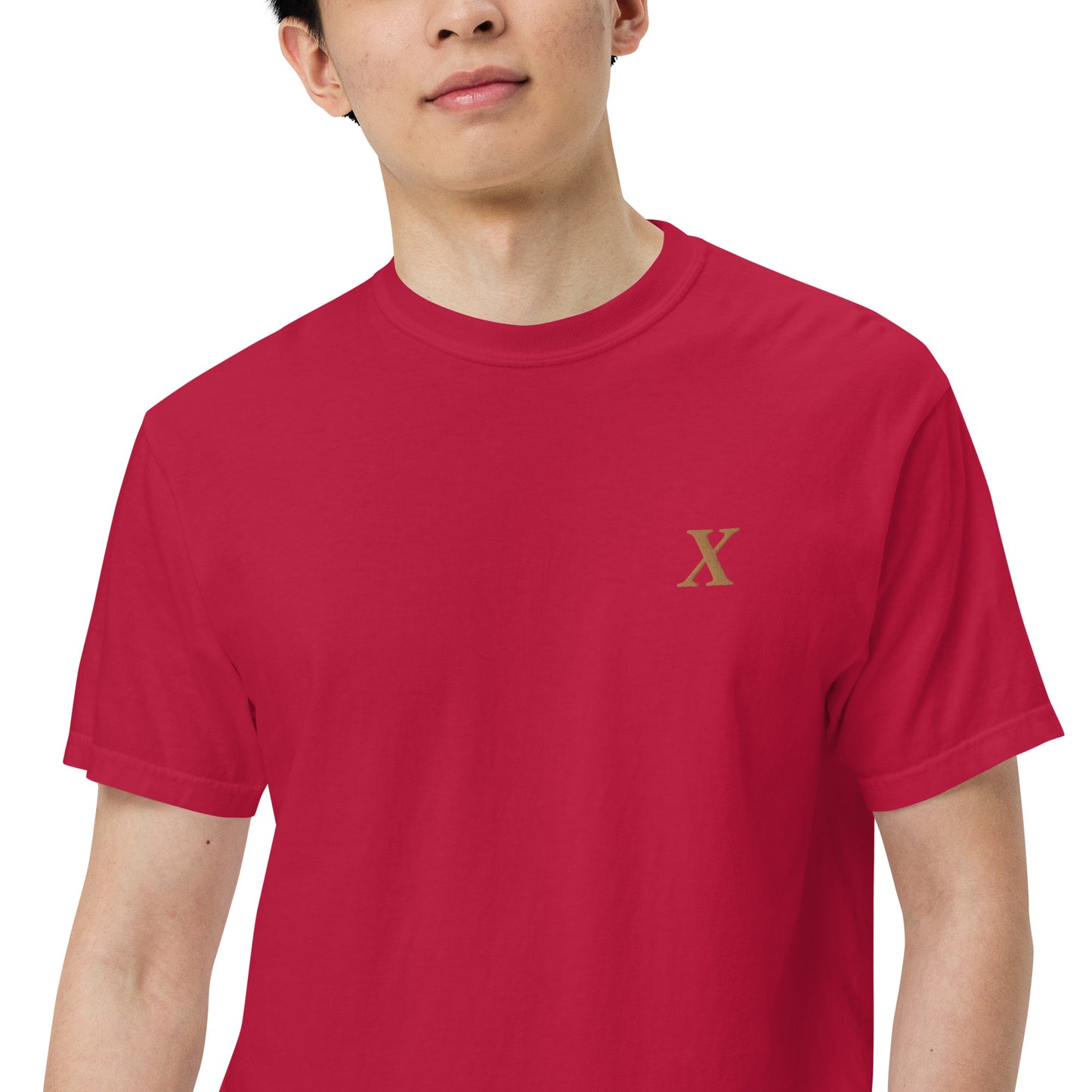 X Gold Unisex garment-dyed heavyweight t-shirt