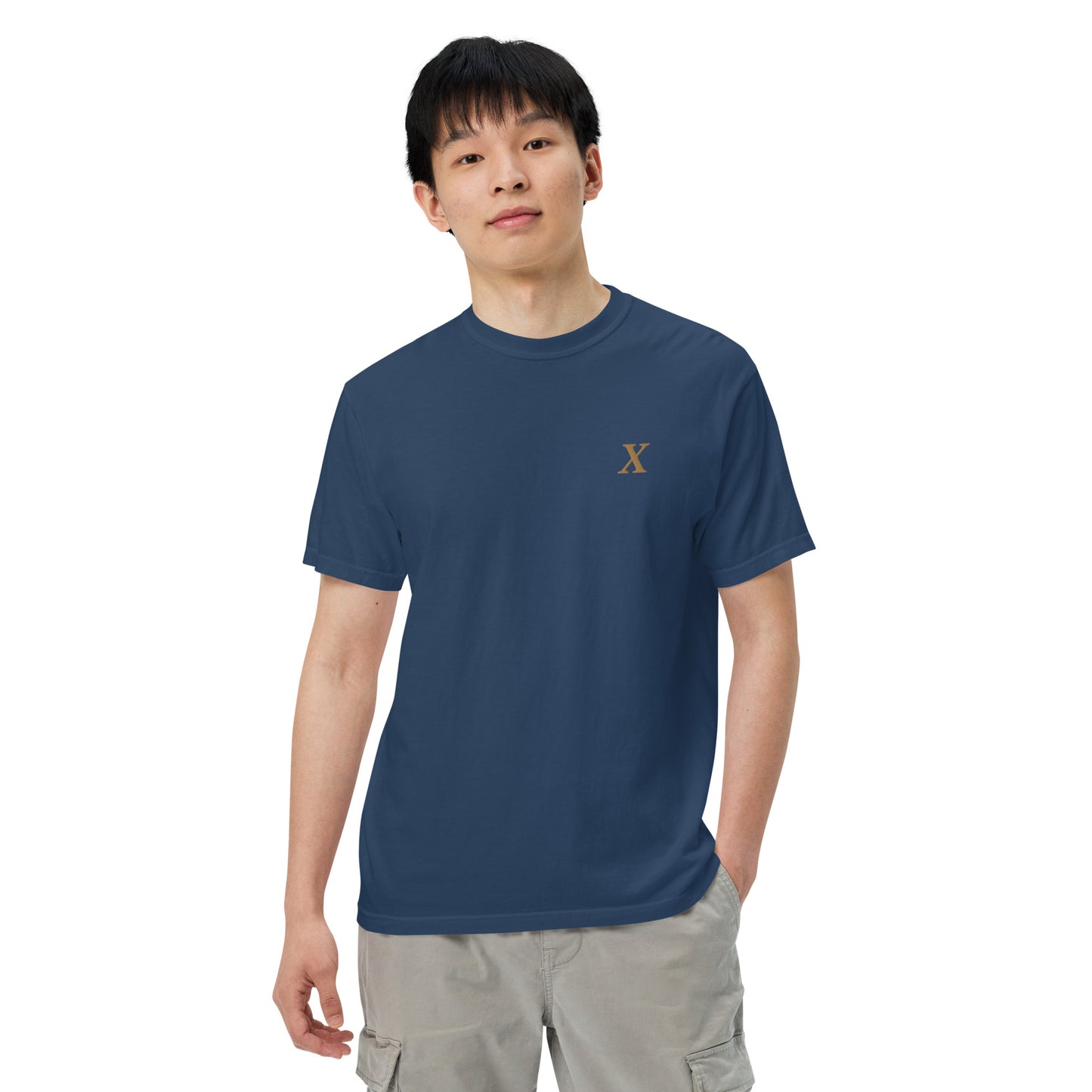 X Gold Unisex garment-dyed heavyweight t-shirt