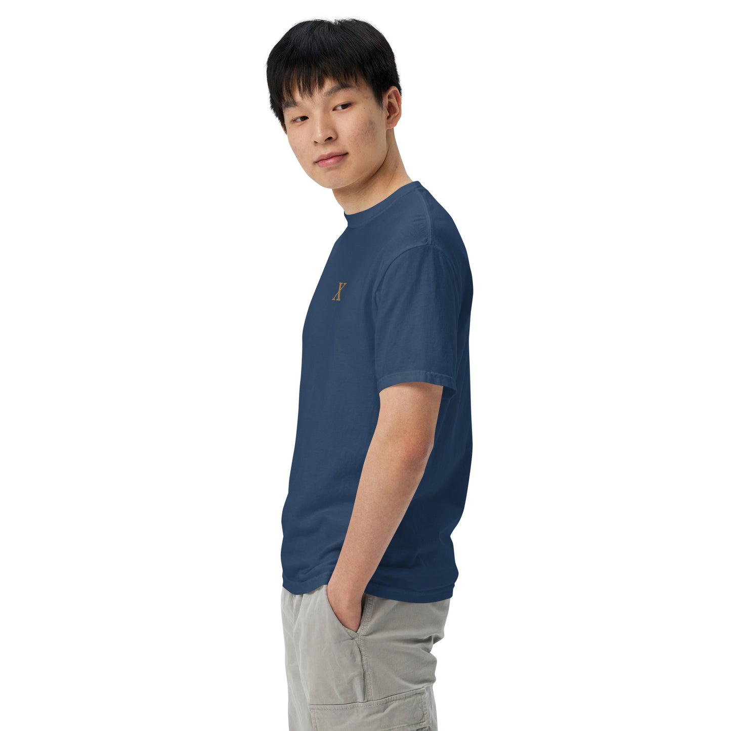 X Gold Unisex garment-dyed heavyweight t-shirt