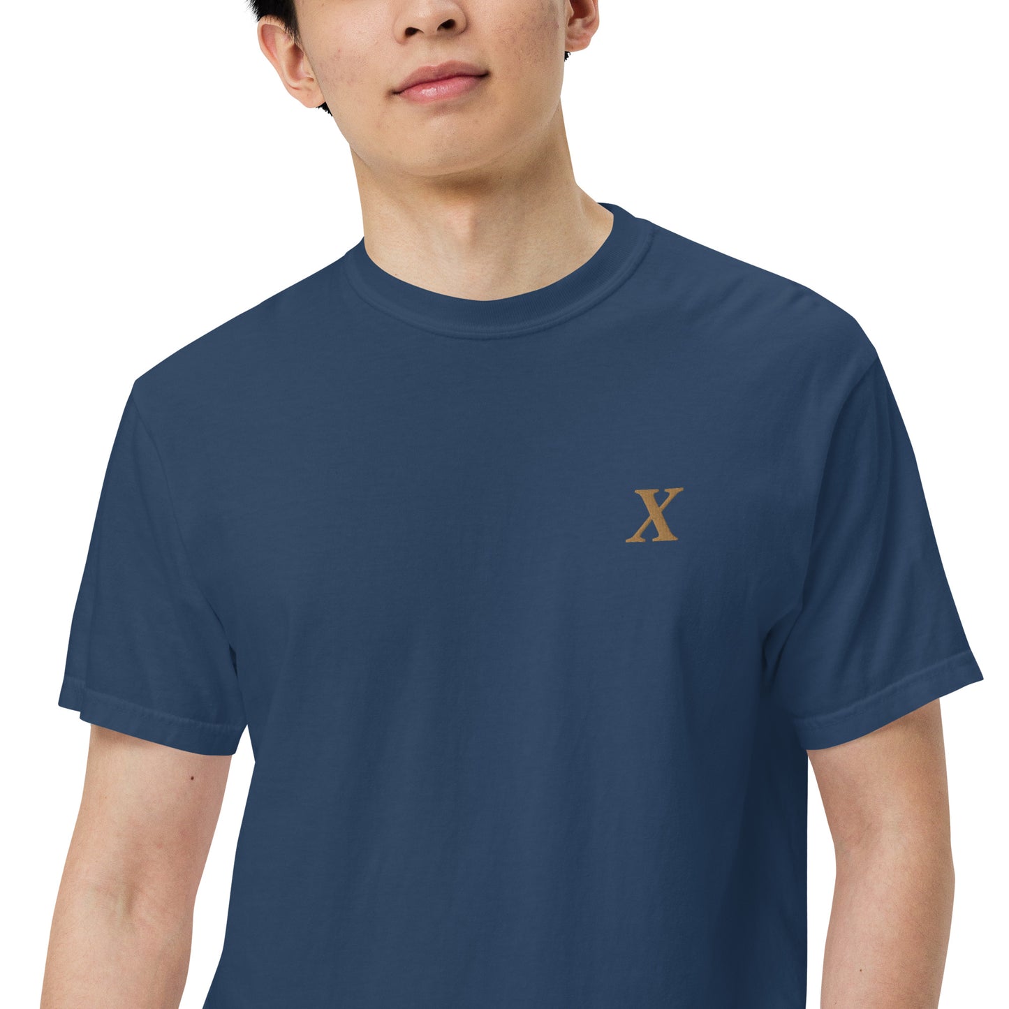 X Gold Unisex garment-dyed heavyweight t-shirt