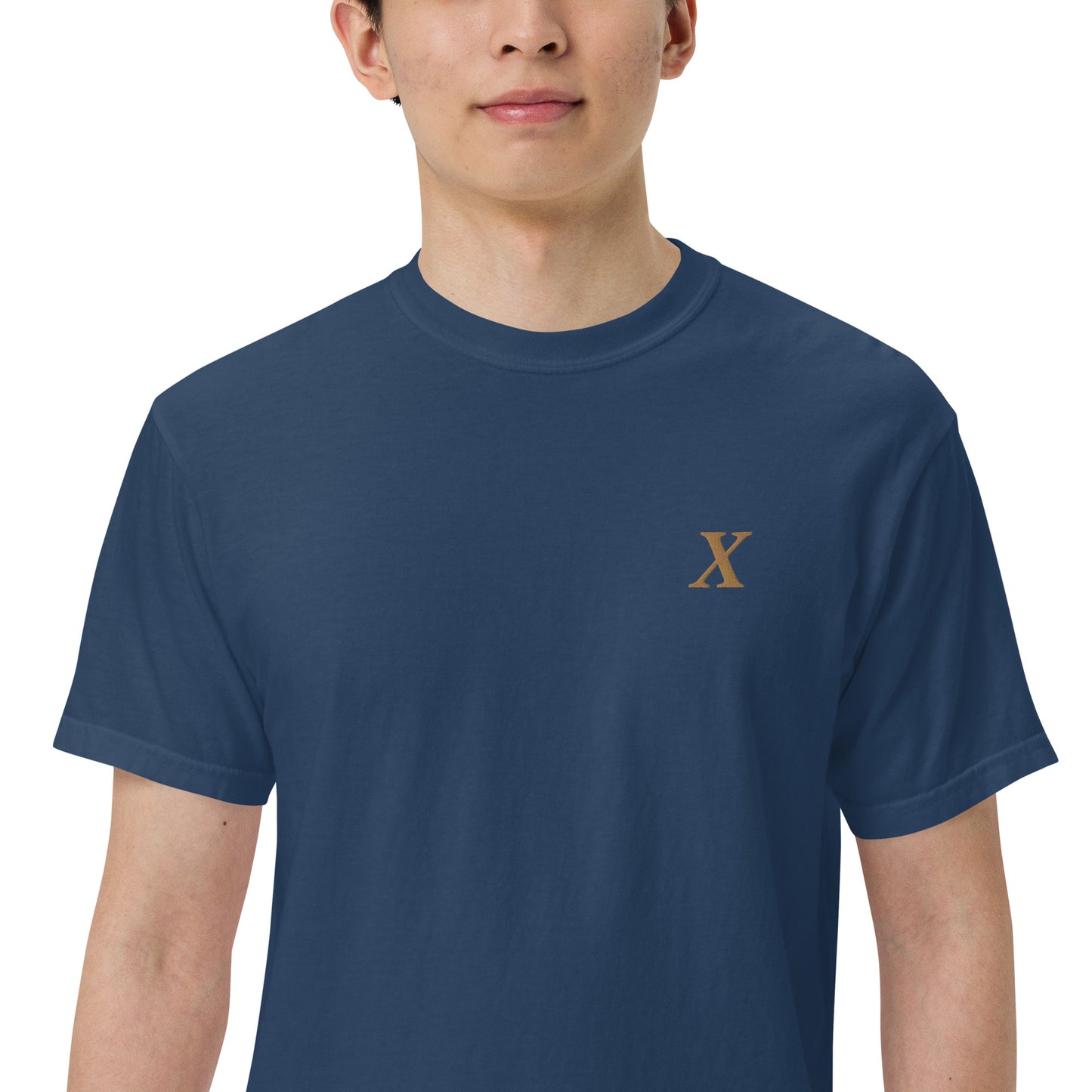 X Gold Unisex garment-dyed heavyweight t-shirt