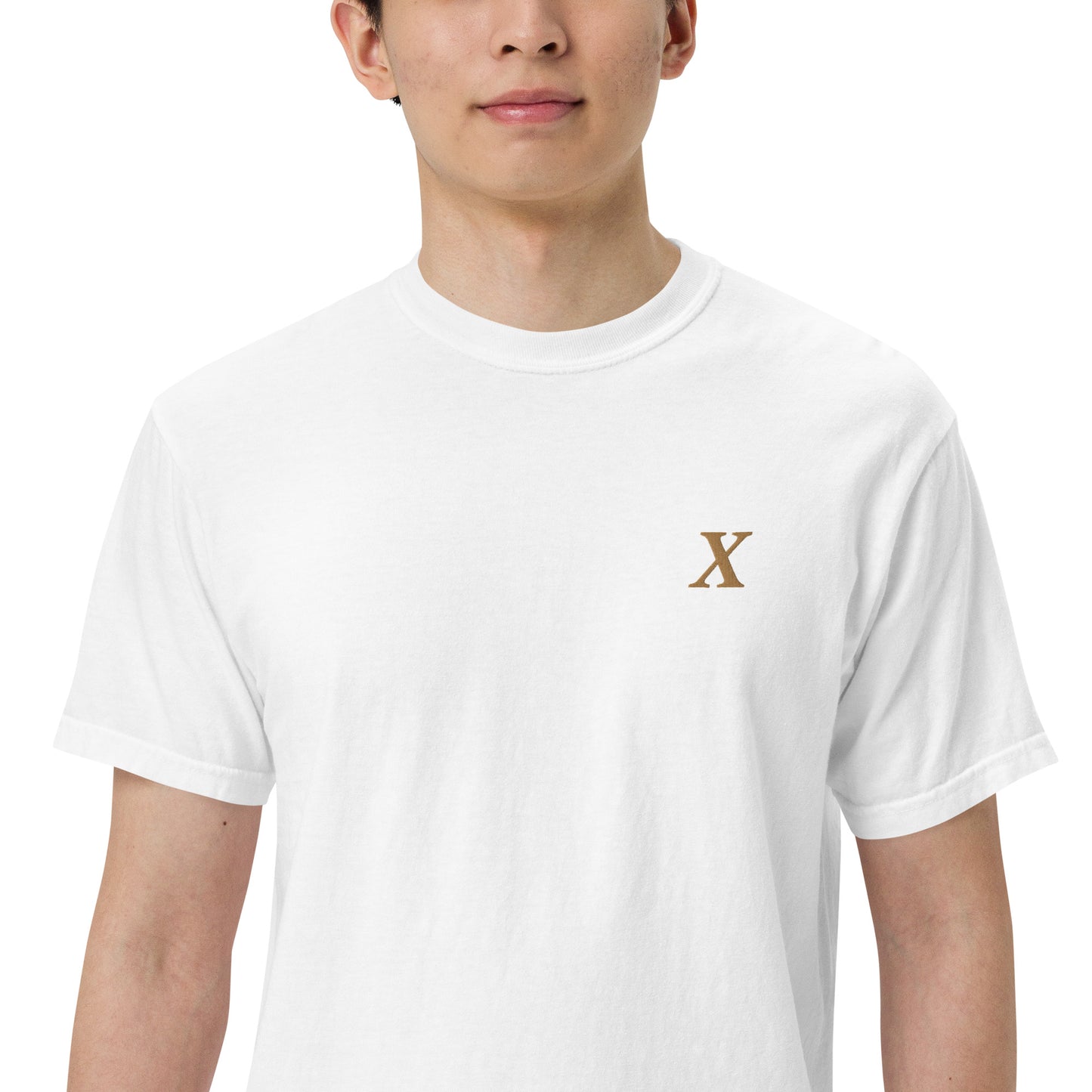 X Gold Unisex garment-dyed heavyweight t-shirt