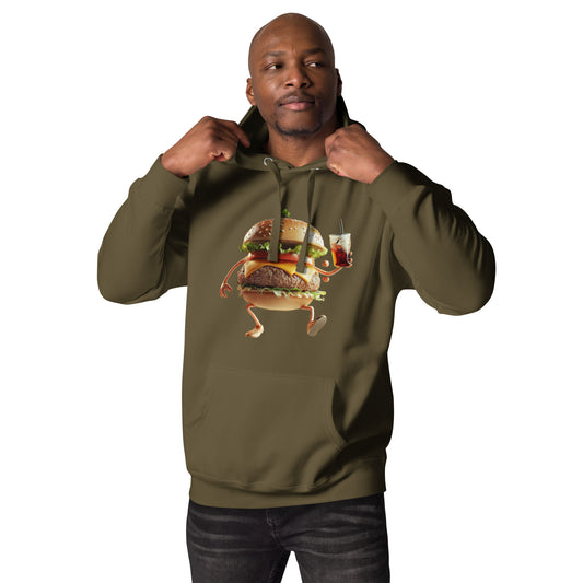 Burger Unisex Hoodie