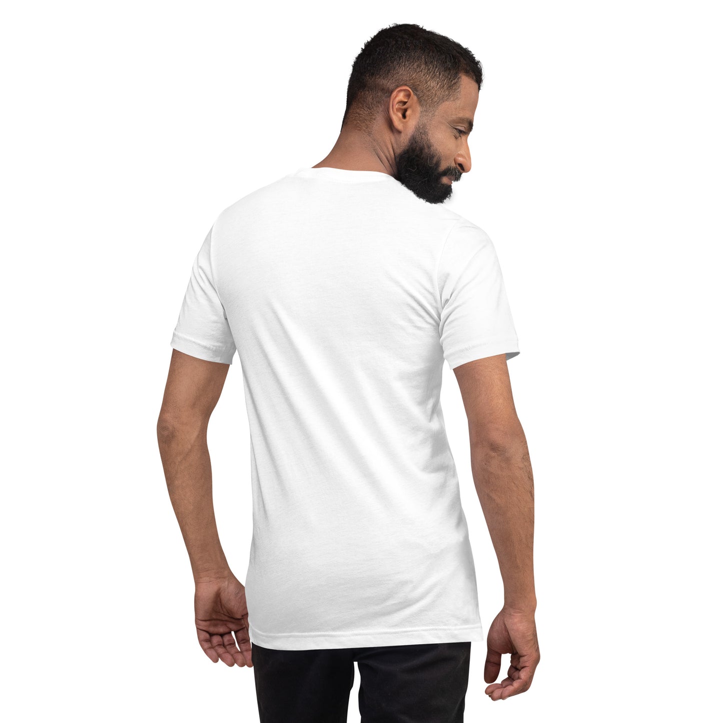 Chihuahua in the canteen Unisex t-shirt
