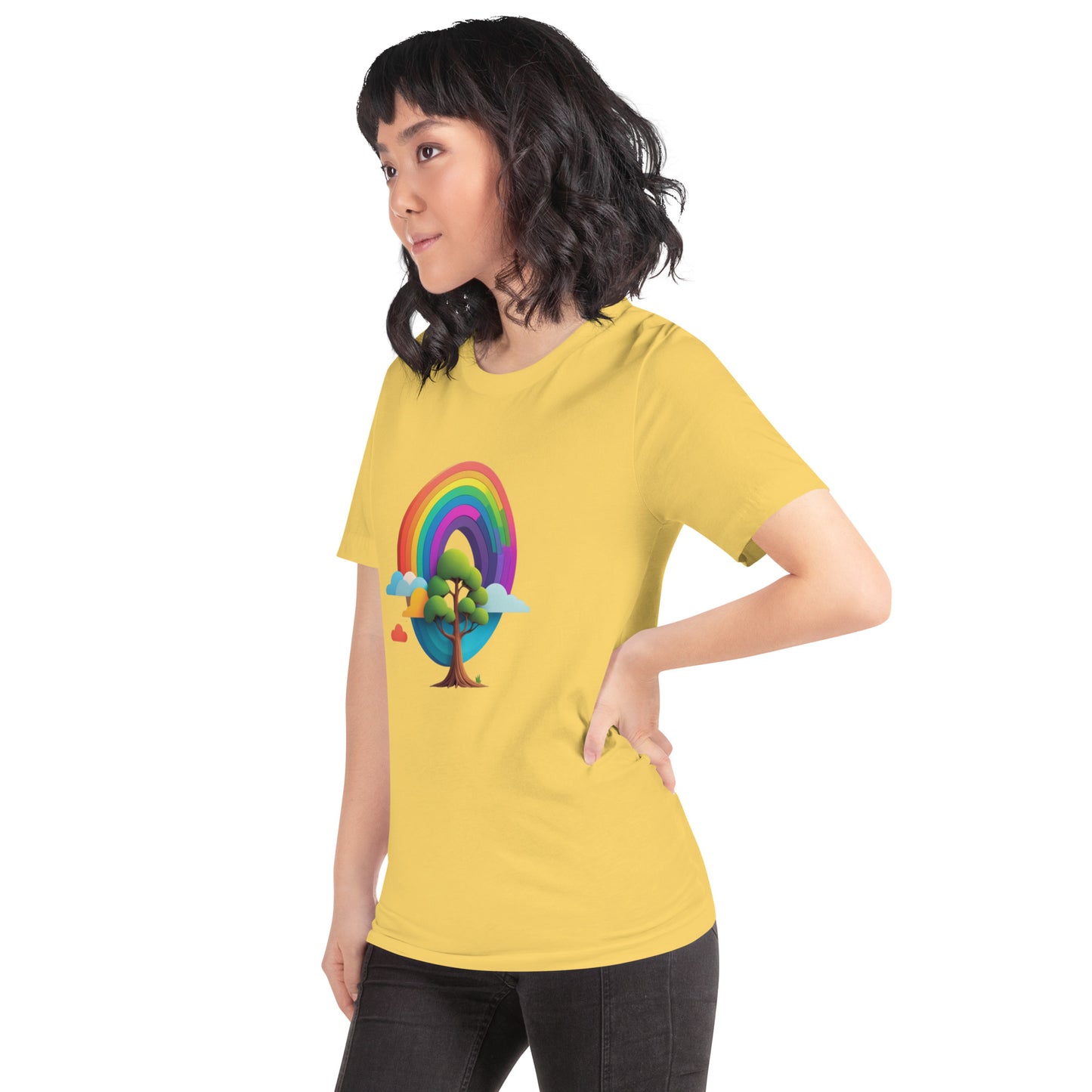 Rainbow tree Unisex t-shirt