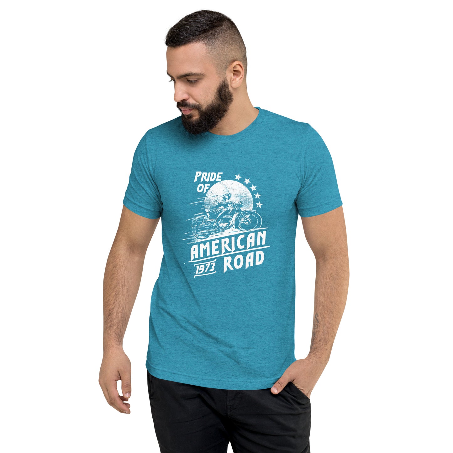 Pride of American 1973 Ride Short sleeve t-shirt
