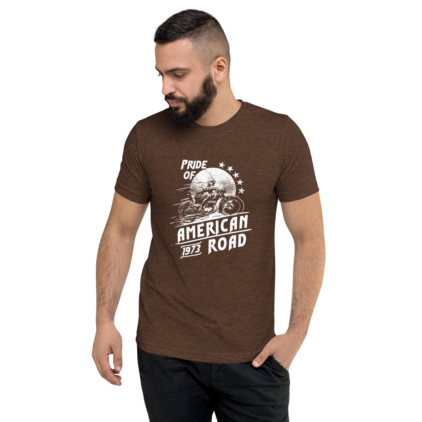 Pride of American 1973 Ride Short sleeve t-shirt